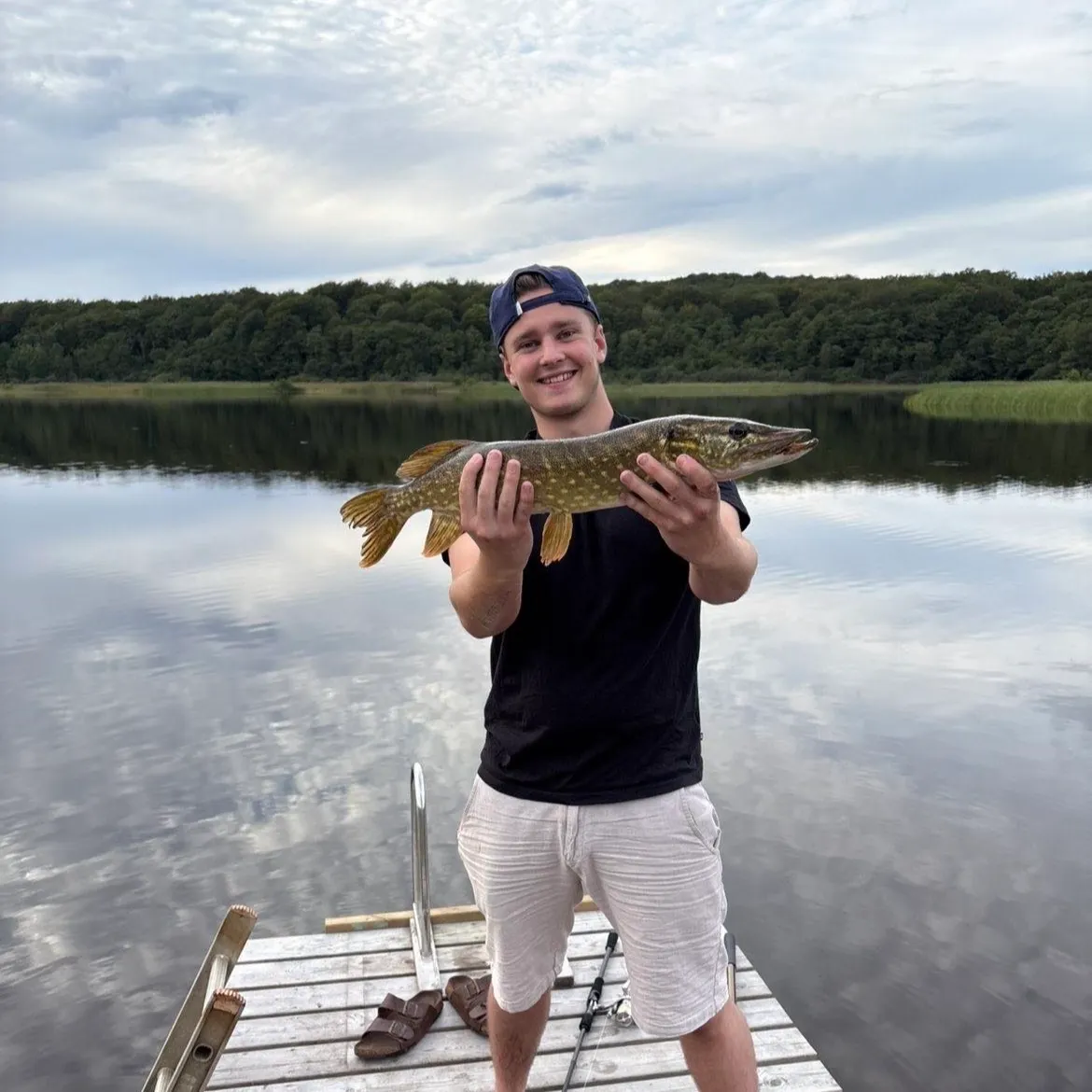 Northern pike caught on Fishbrain