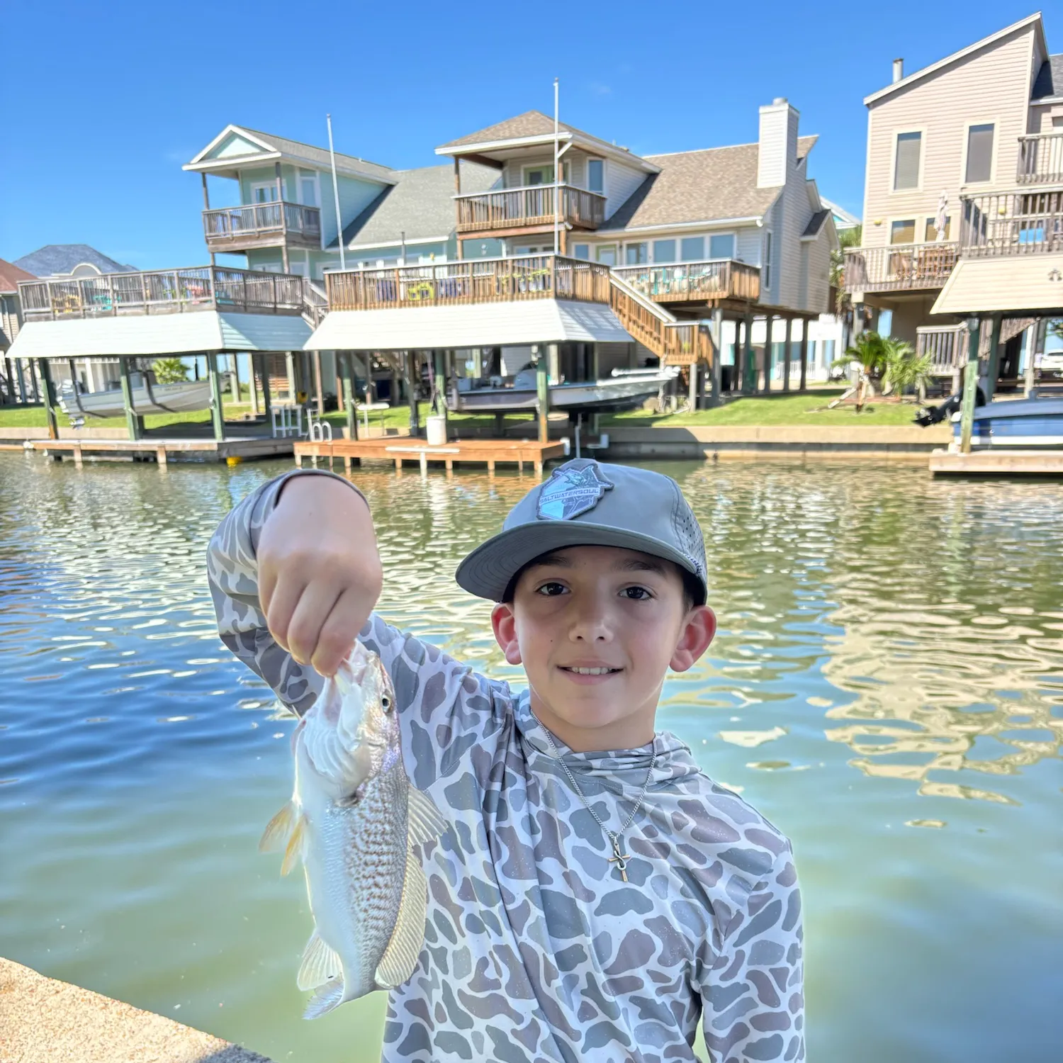 Atlantic croaker caught on Fishbrain