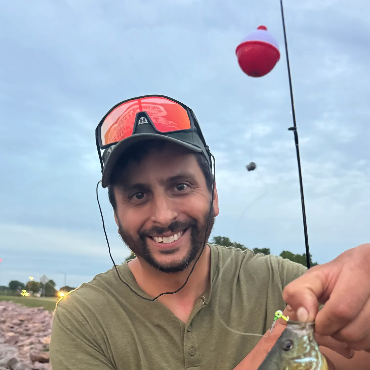 Greengill hybrid caught on Fishbrain