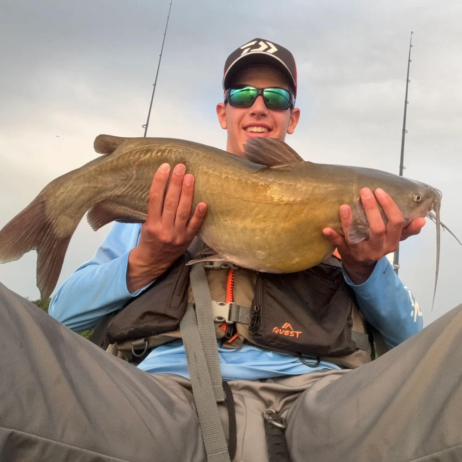 Channel catfish caught on Fishbrain