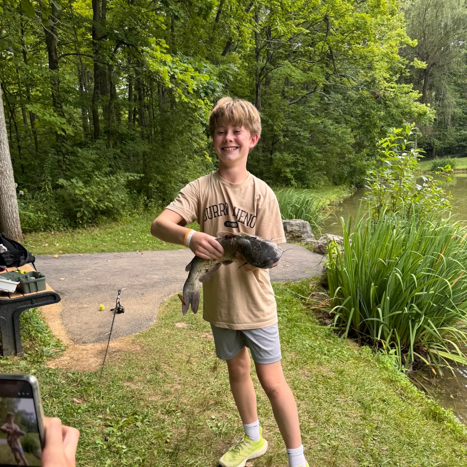 Channel catfish caught on Fishbrain