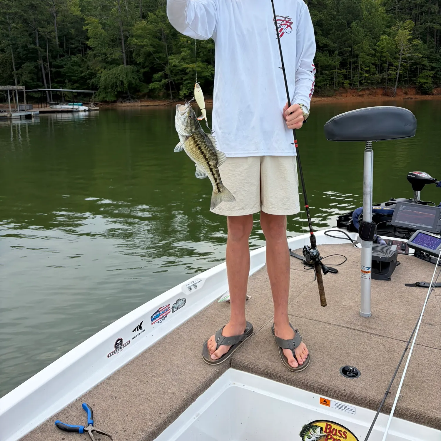 Spotted bass caught on Fishbrain