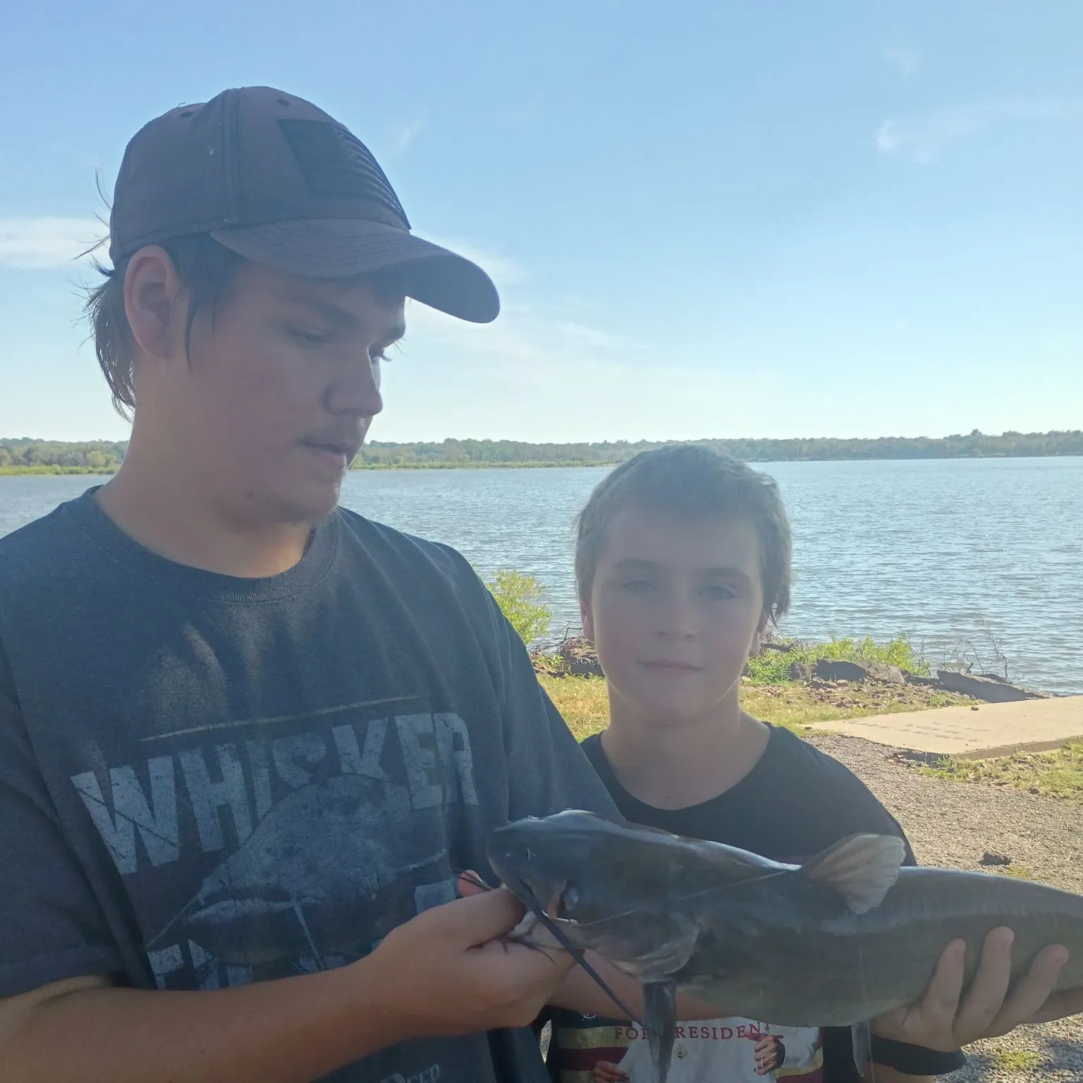 Blue catfish caught on Fishbrain