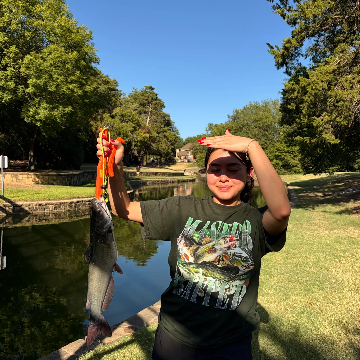 Channel catfish caught on Fishbrain