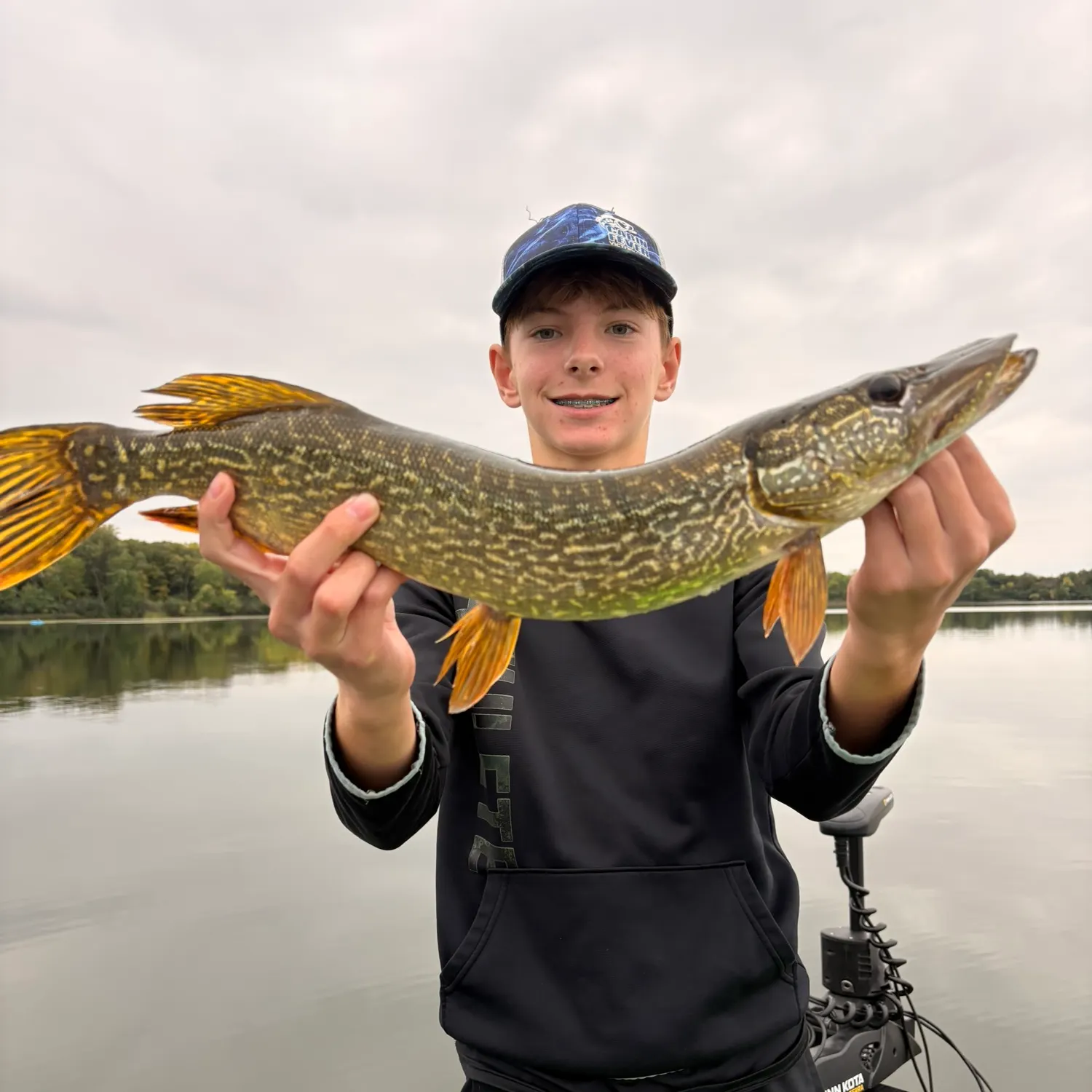 Northern pike caught on Fishbrain
