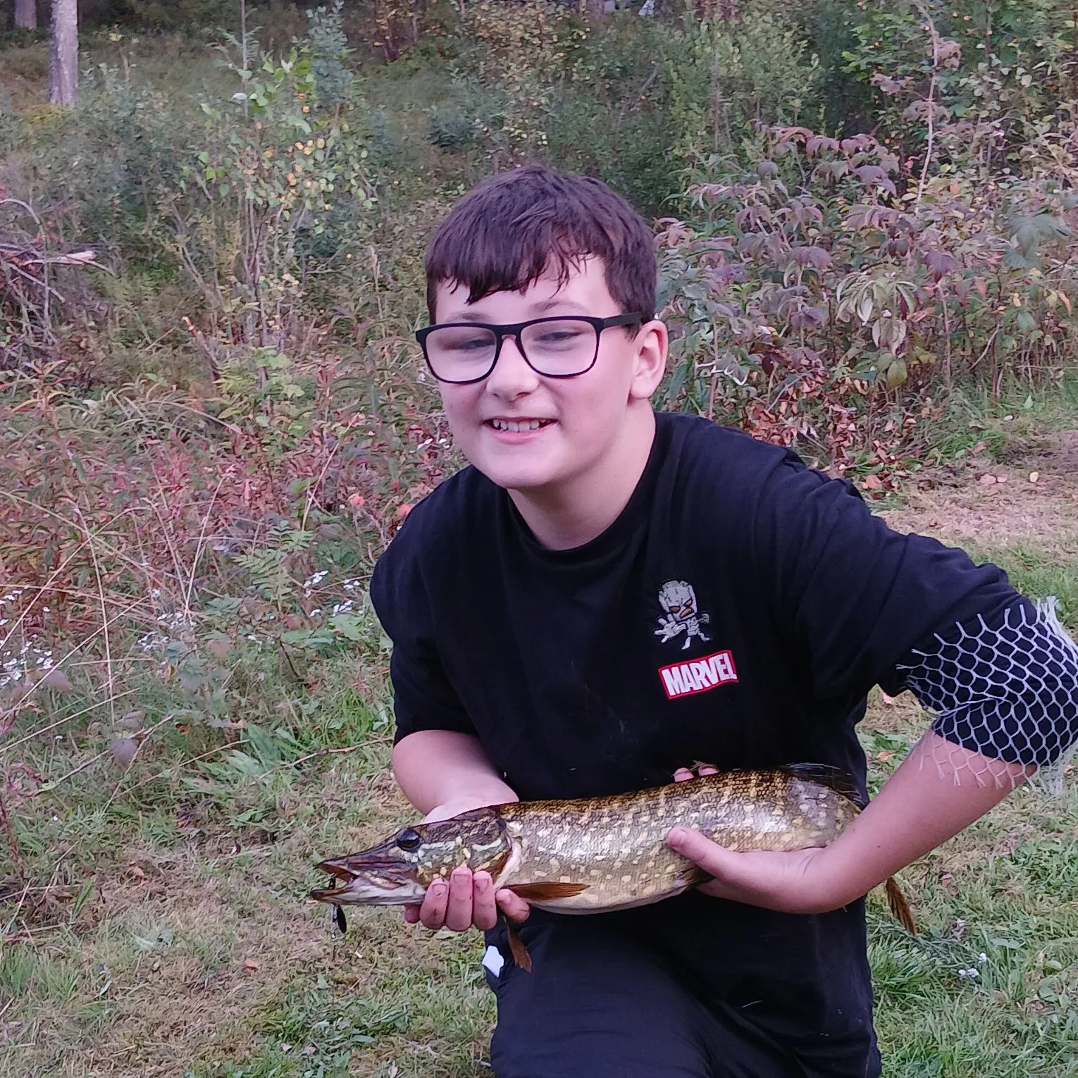Northern pike caught on Fishbrain