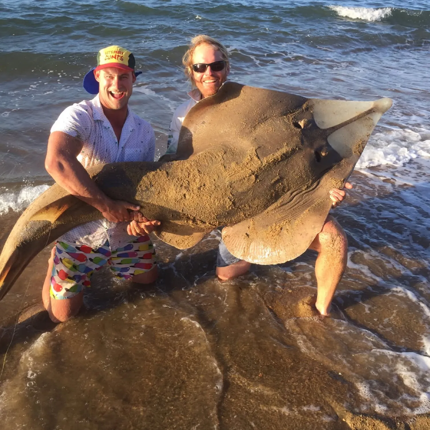 The most popular recent Giant guitarfish catch on Fishbrain