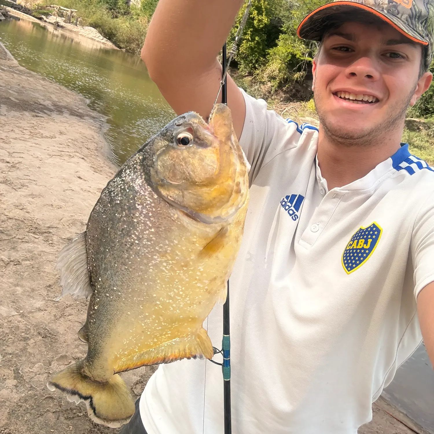 The most recent Small-scaled pacu catches on Fishbrain