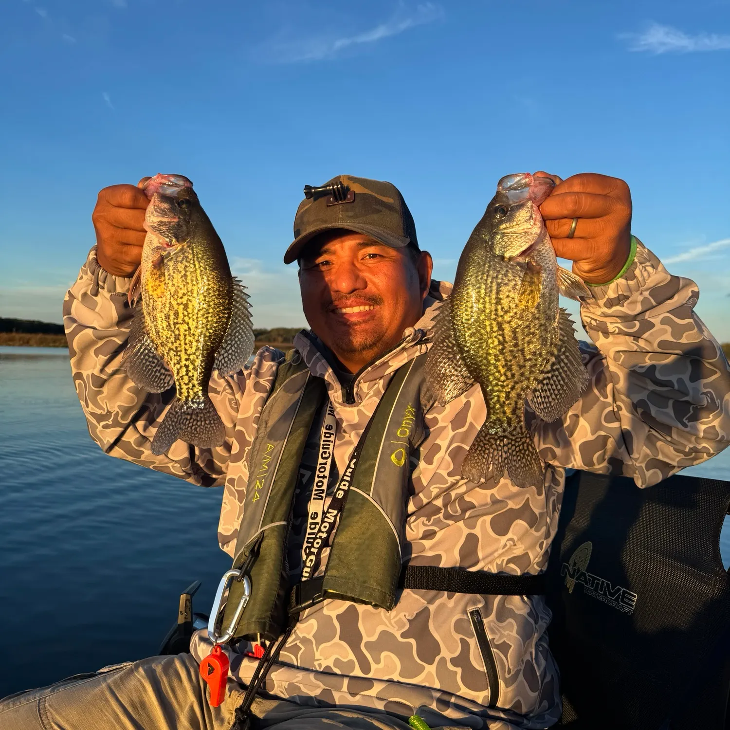Black crappie caught on Fishbrain