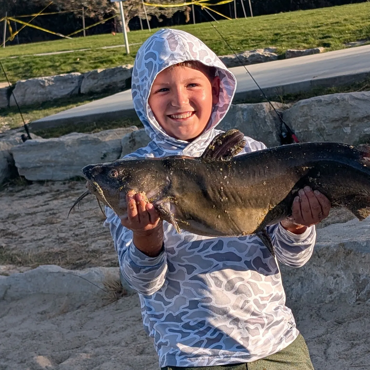 Channel catfish caught on Fishbrain