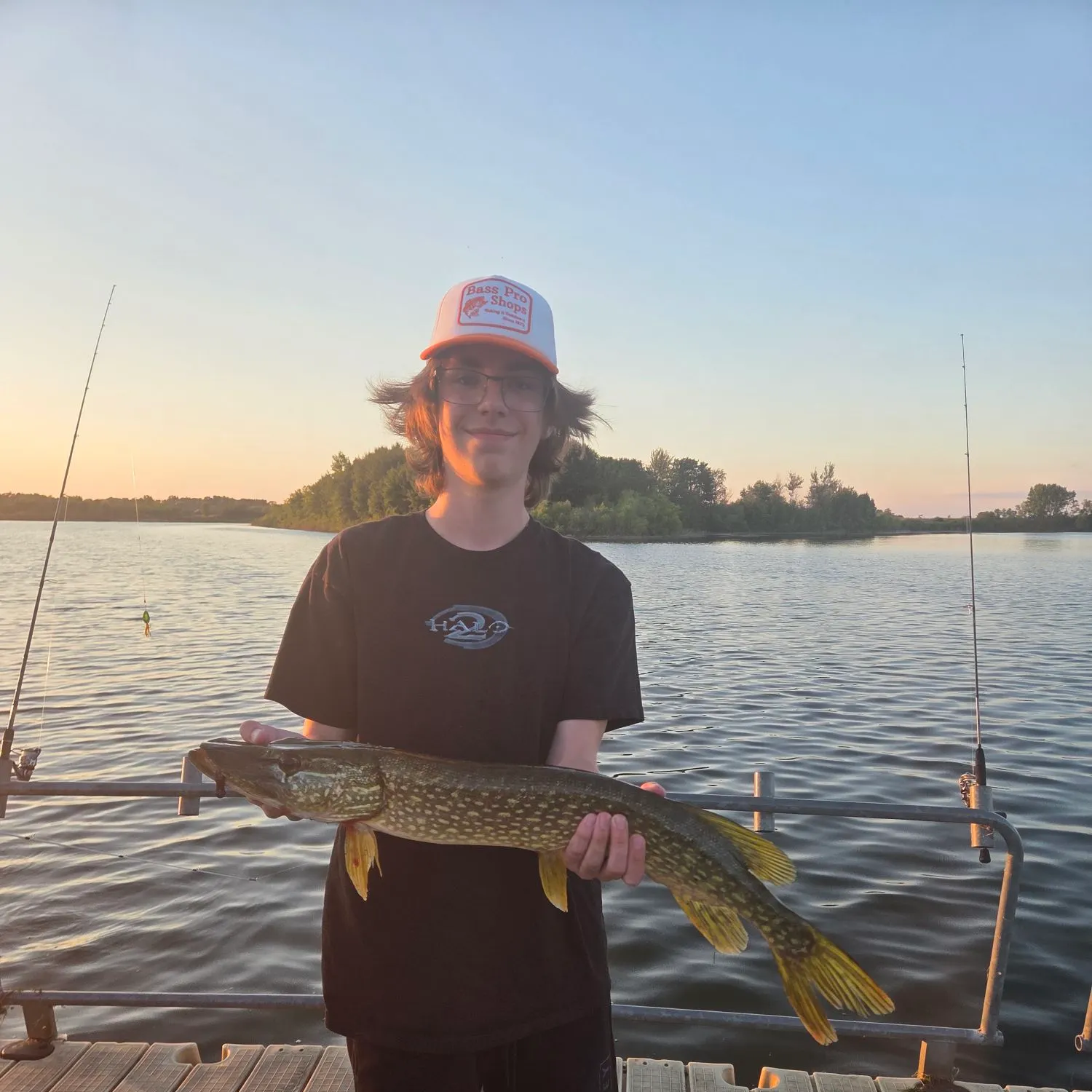 Northern pike caught on Fishbrain