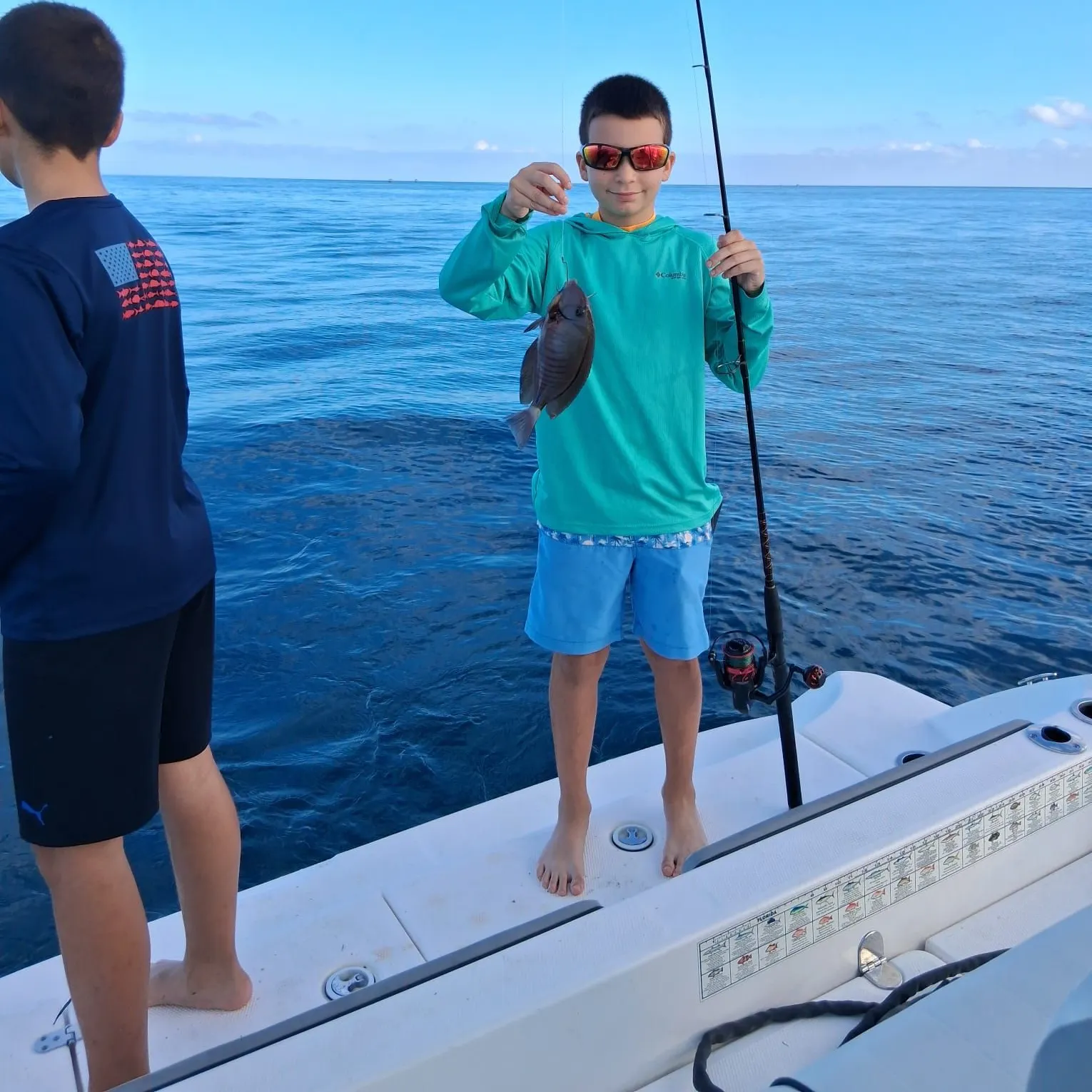 The most recent Striped triggerfish catches on Fishbrain