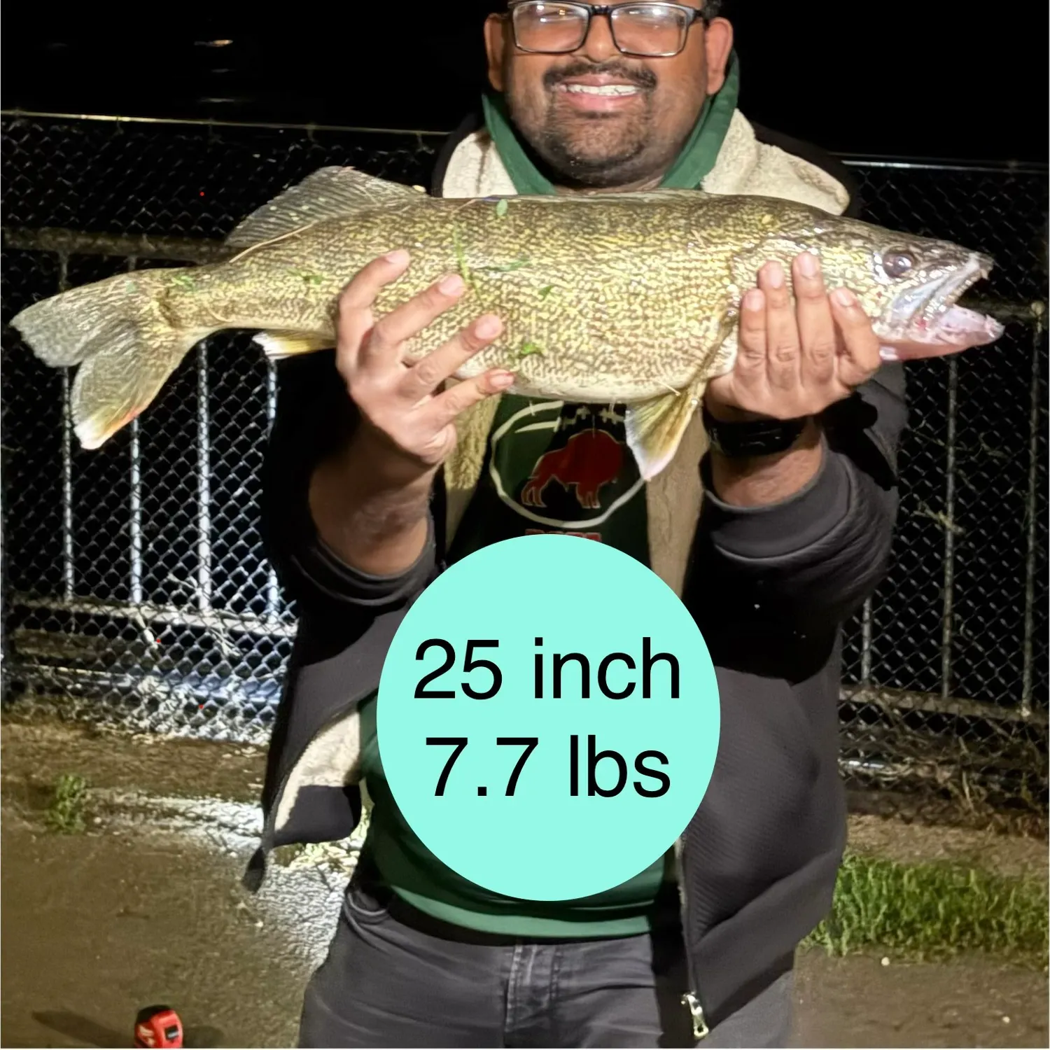 Walleye caught on Fishbrain