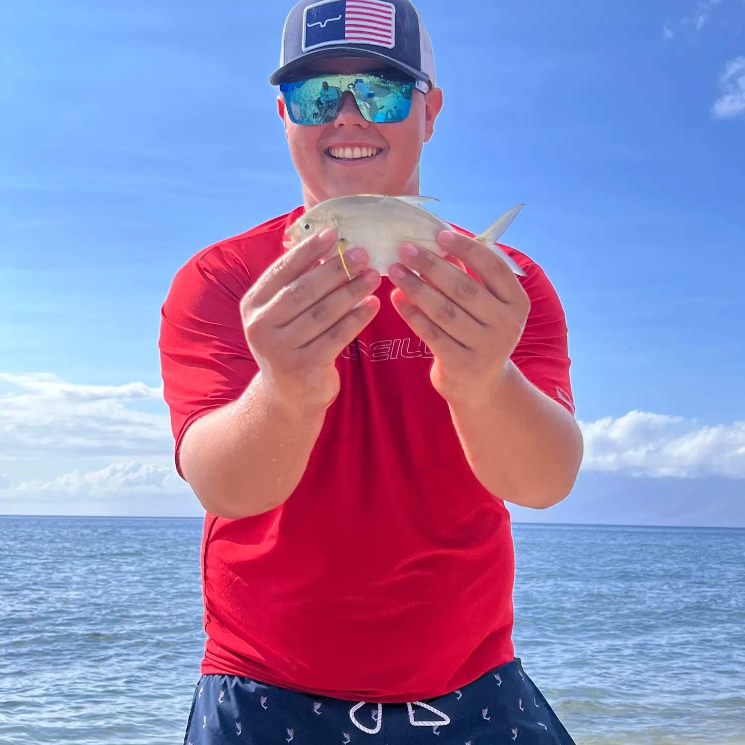 The most recent Yellowspotted trevally catches on Fishbrain