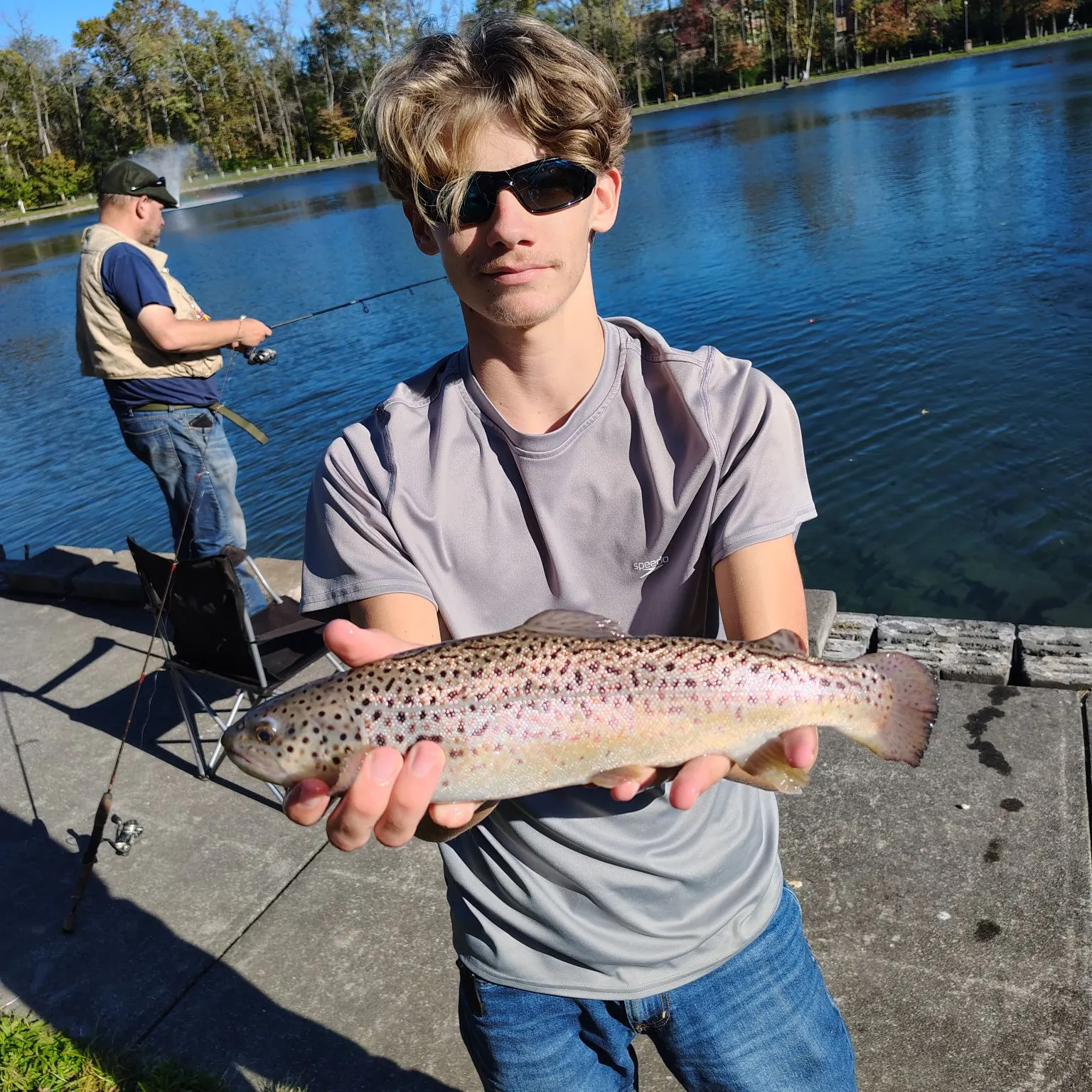 Brown trout caught on Fishbrain