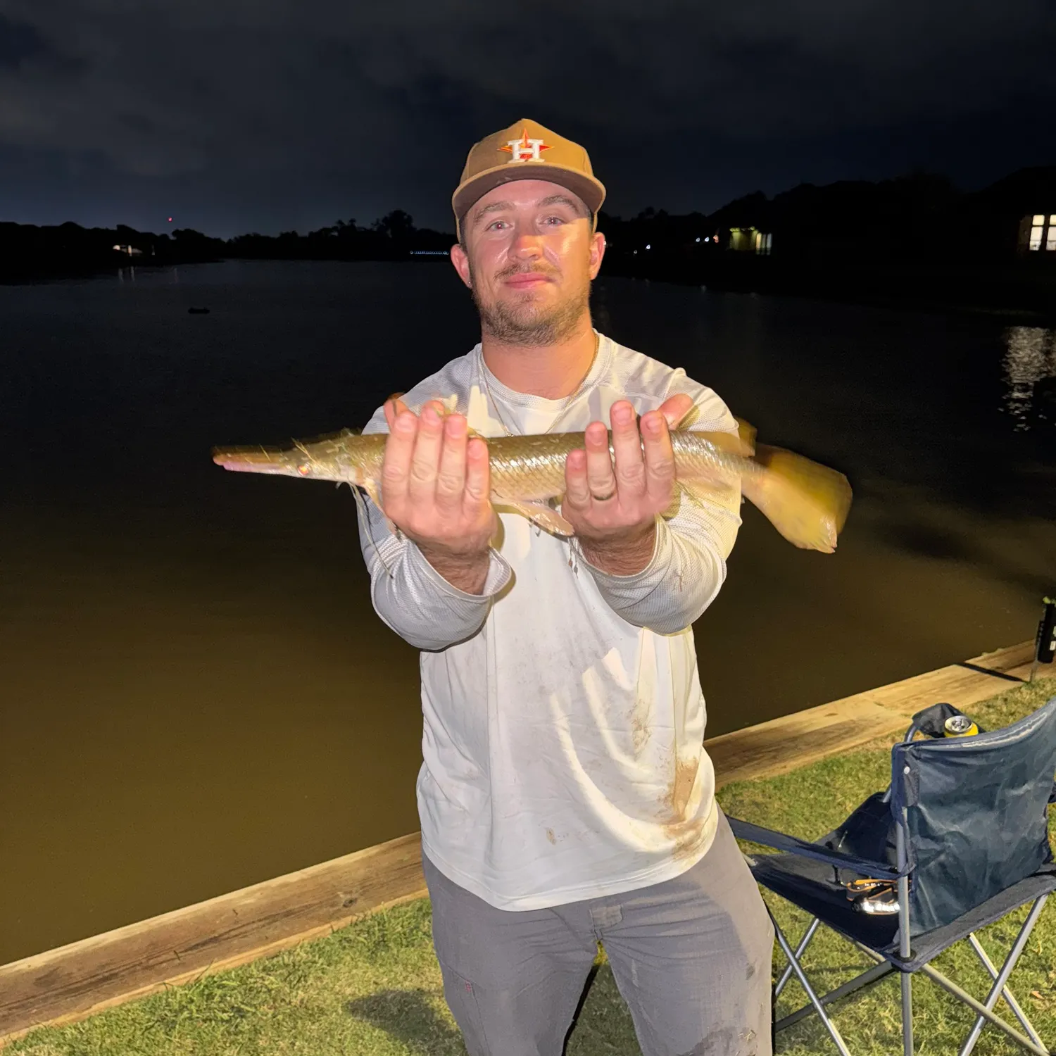 Shortnose gar caught on Fishbrain