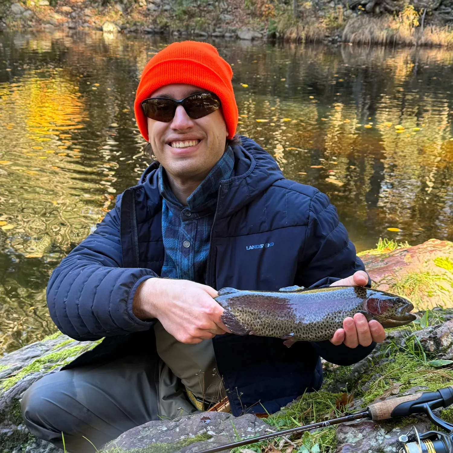 Rainbow trout caught on Fishbrain