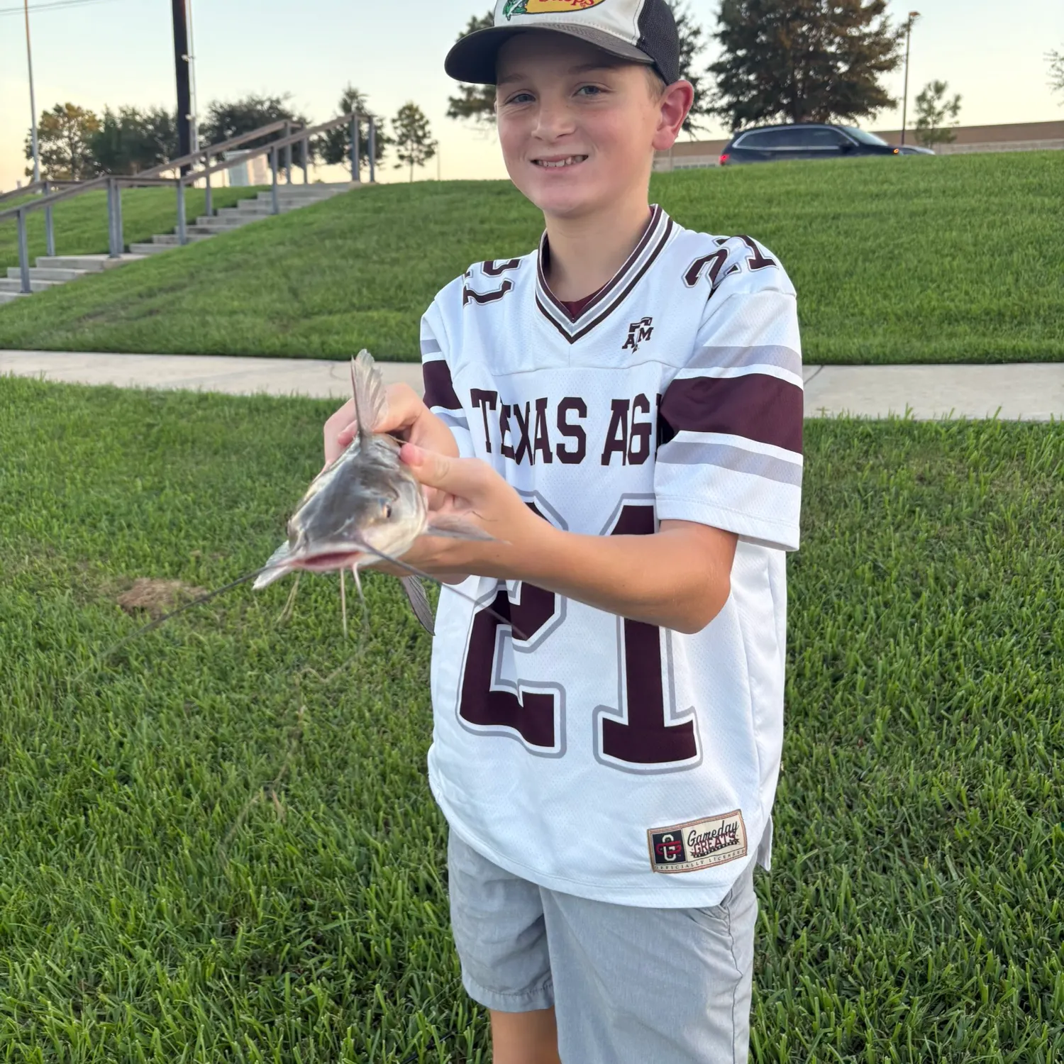 Channel catfish caught on Fishbrain