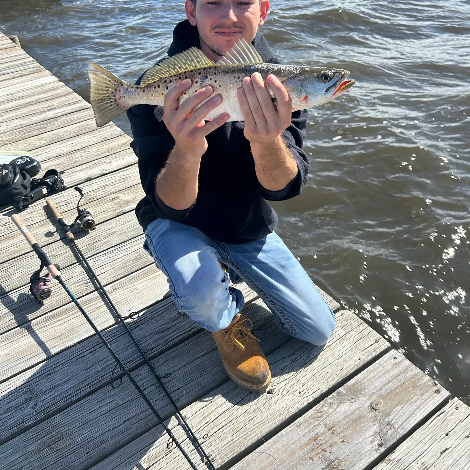 Spotted seatrout caught on Fishbrain