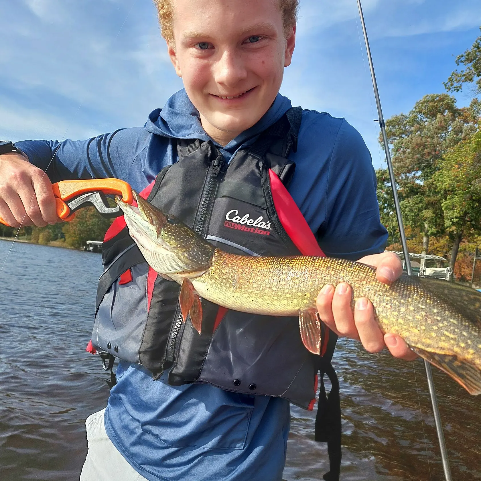 Northern pike caught on Fishbrain