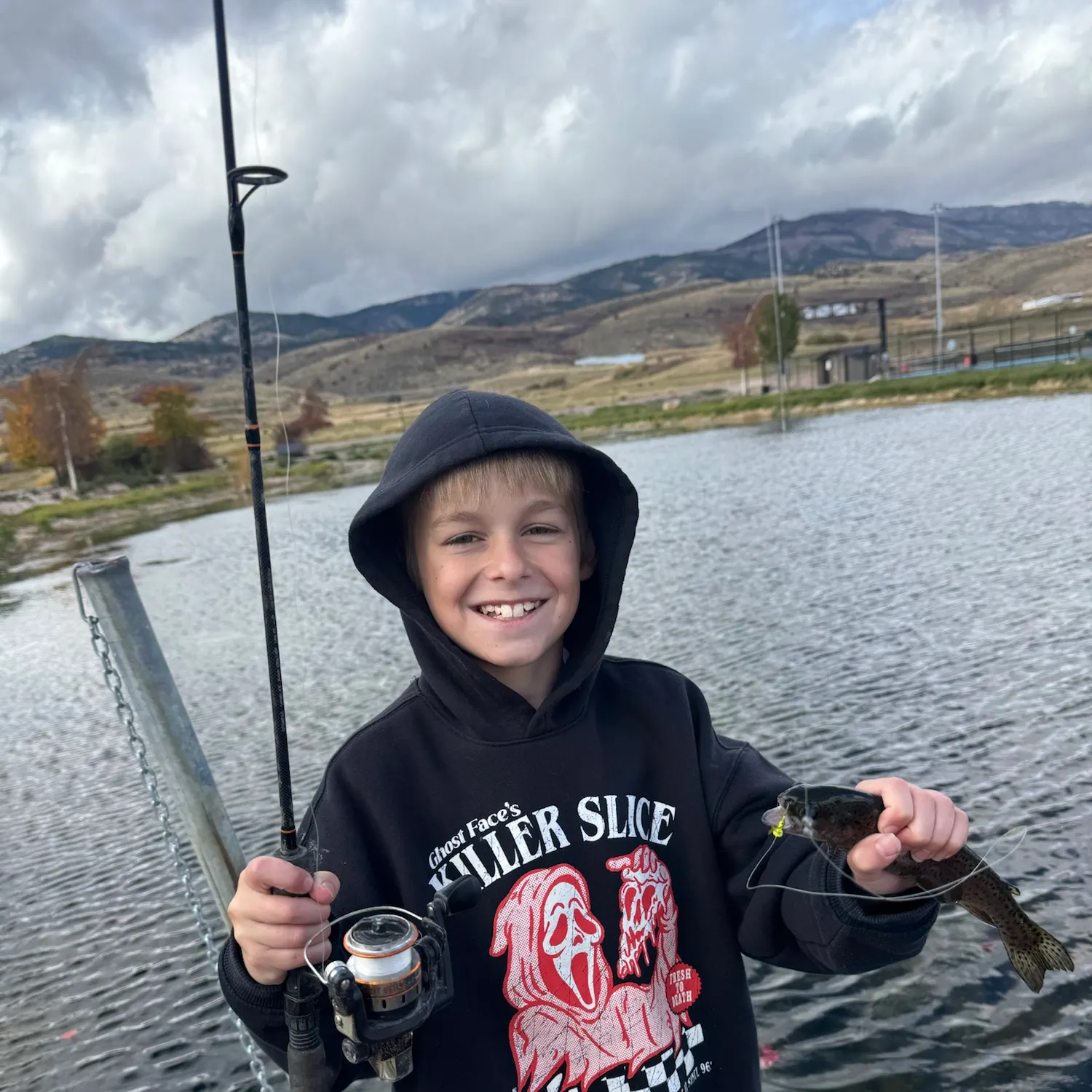 Rainbow trout caught on Fishbrain