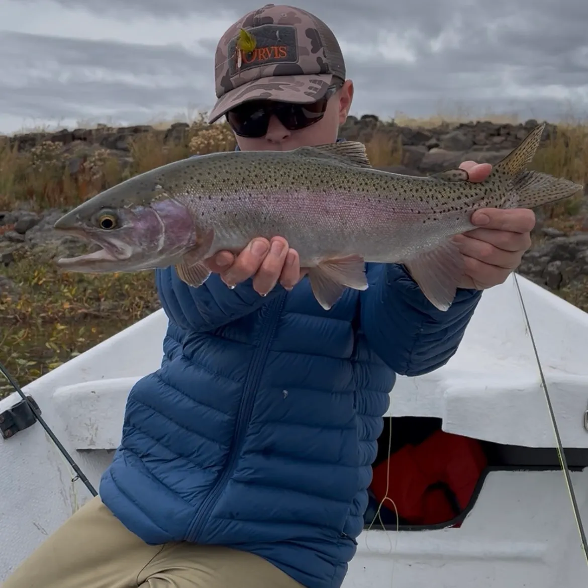 Rainbow trout caught on Fishbrain