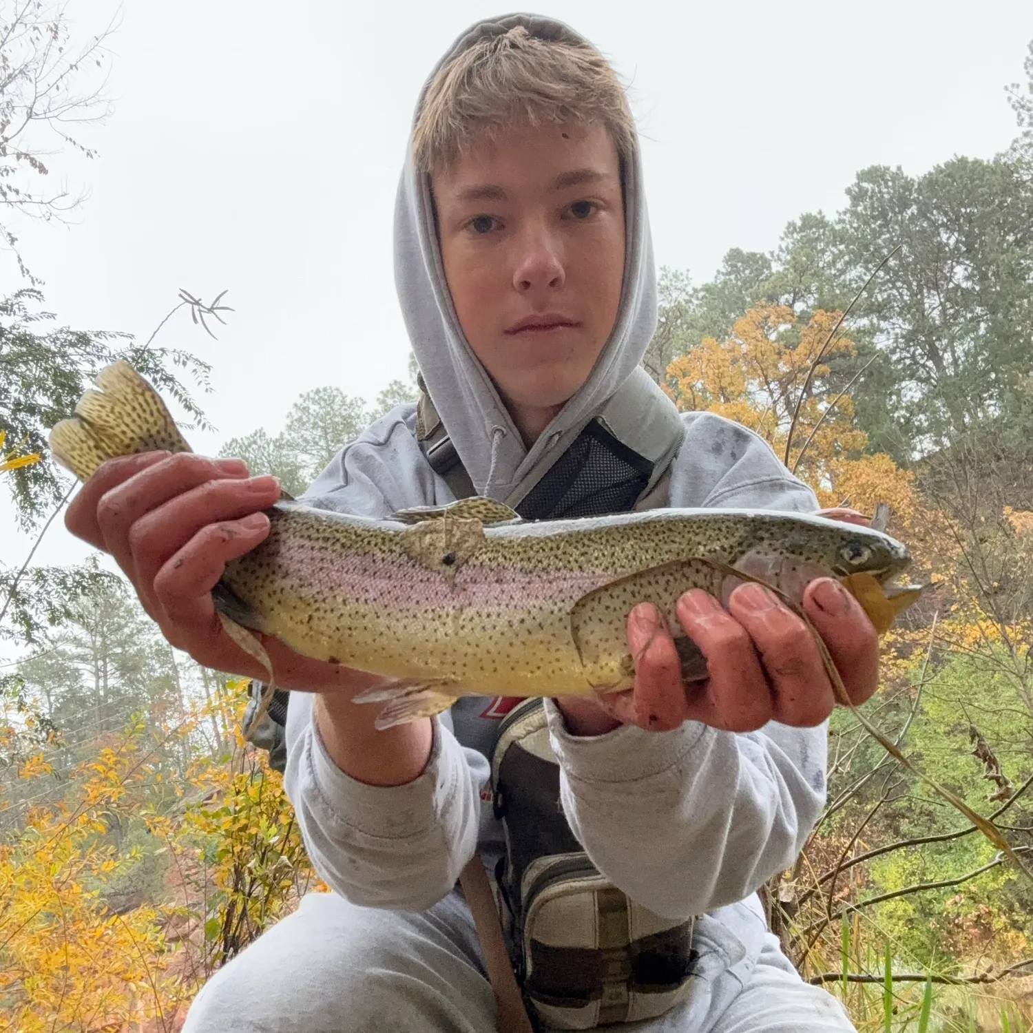 Rainbow trout caught on Fishbrain