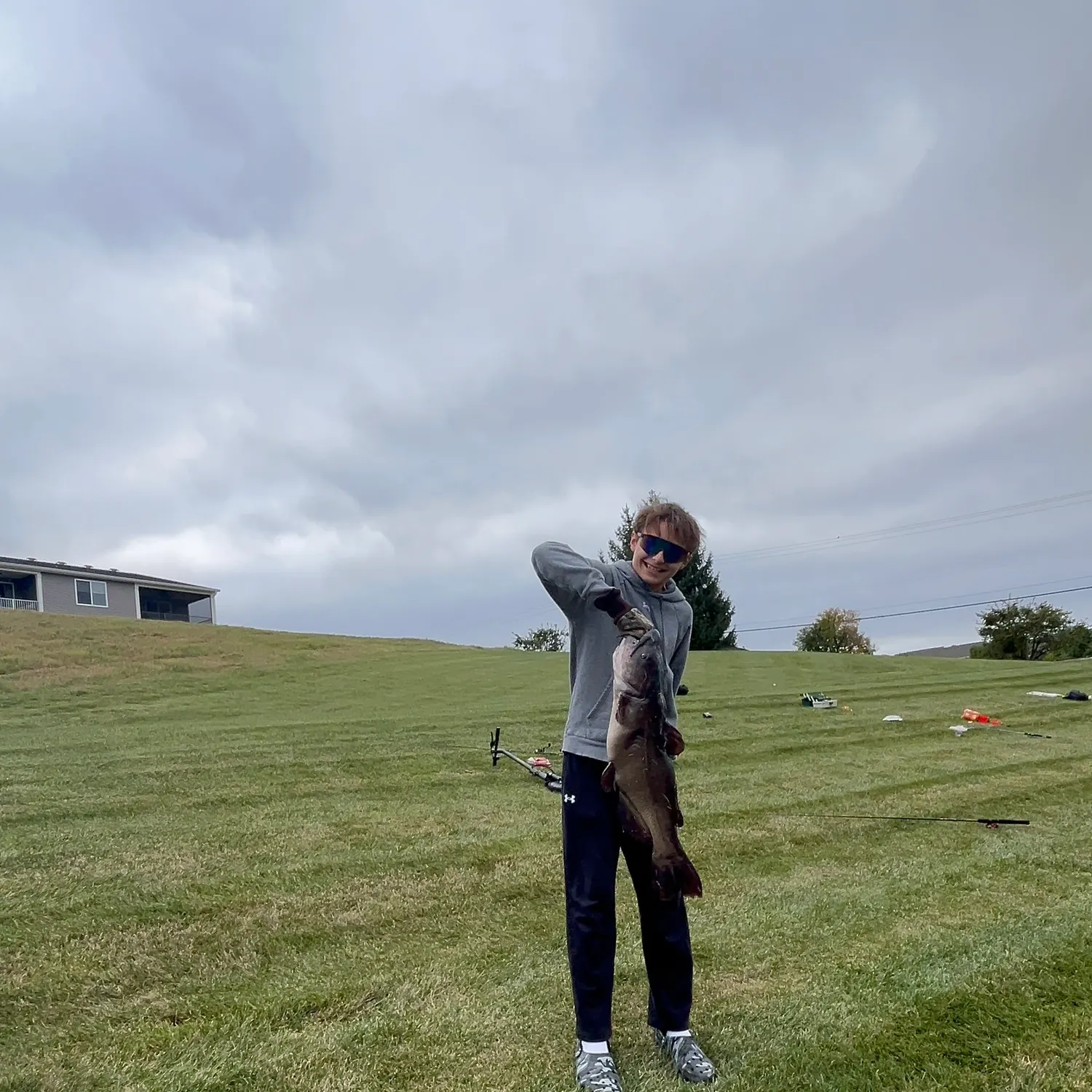 Channel catfish caught on Fishbrain
