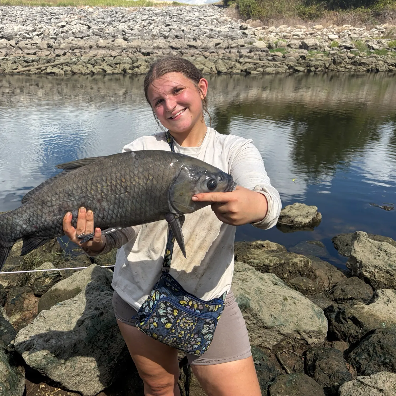 Black buffalo caught on Fishbrain