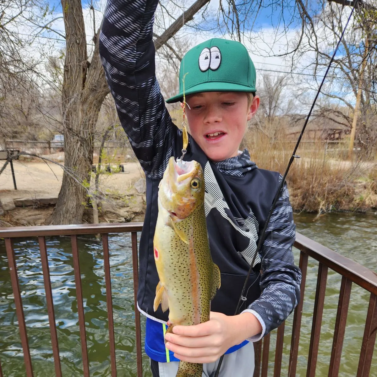 Cutbow caught on Fishbrain