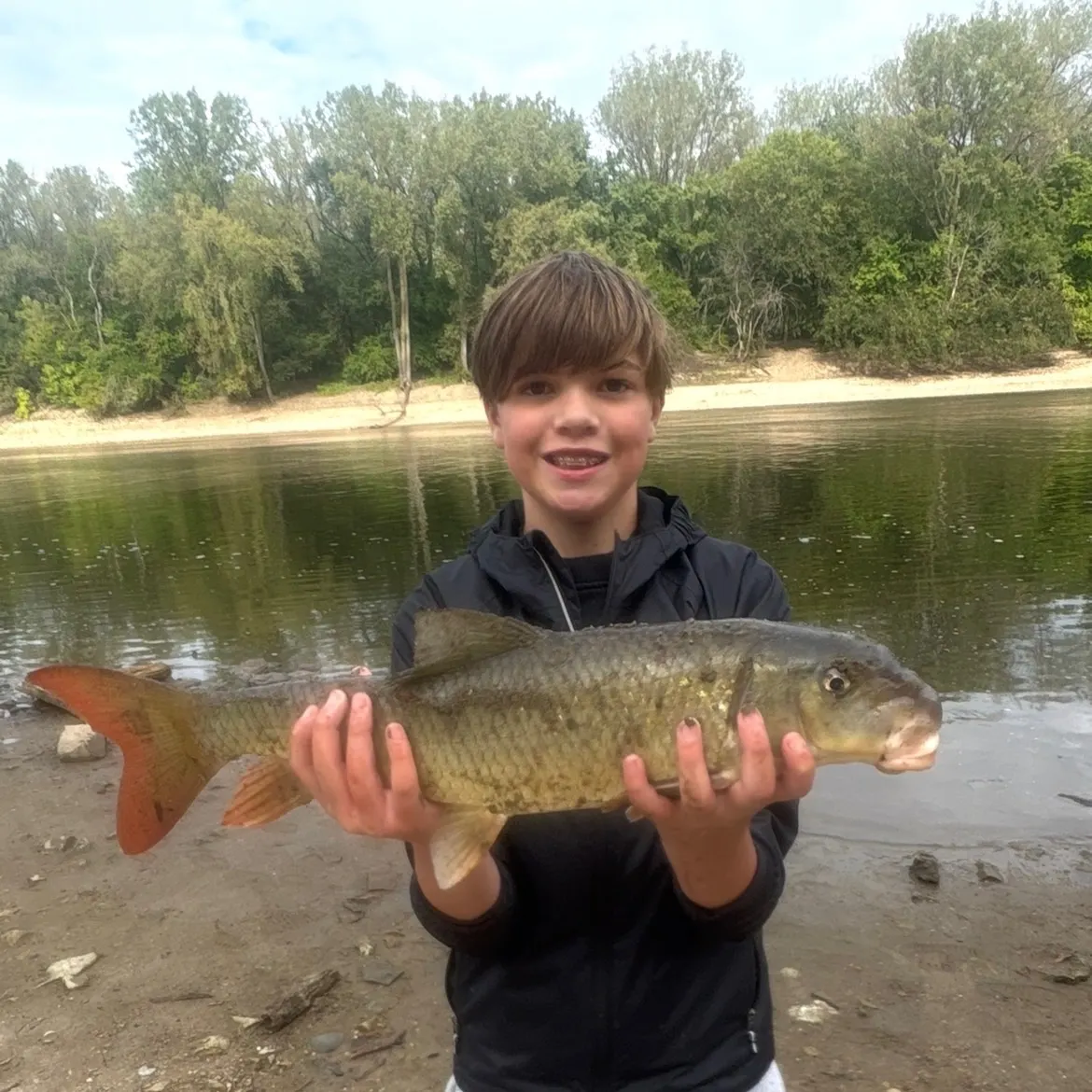 River redhorse caught on Fishbrain