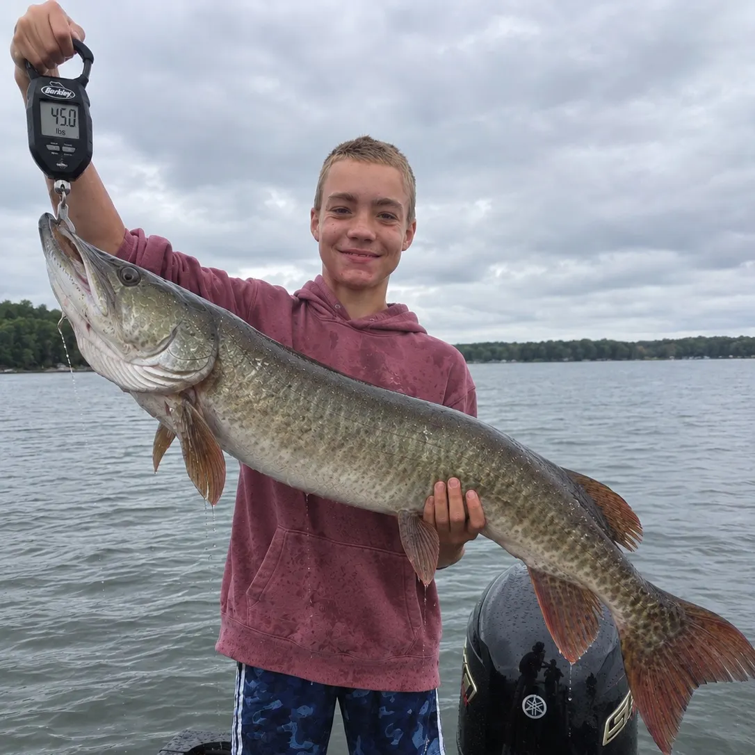 Muskie caught on Fishbrain