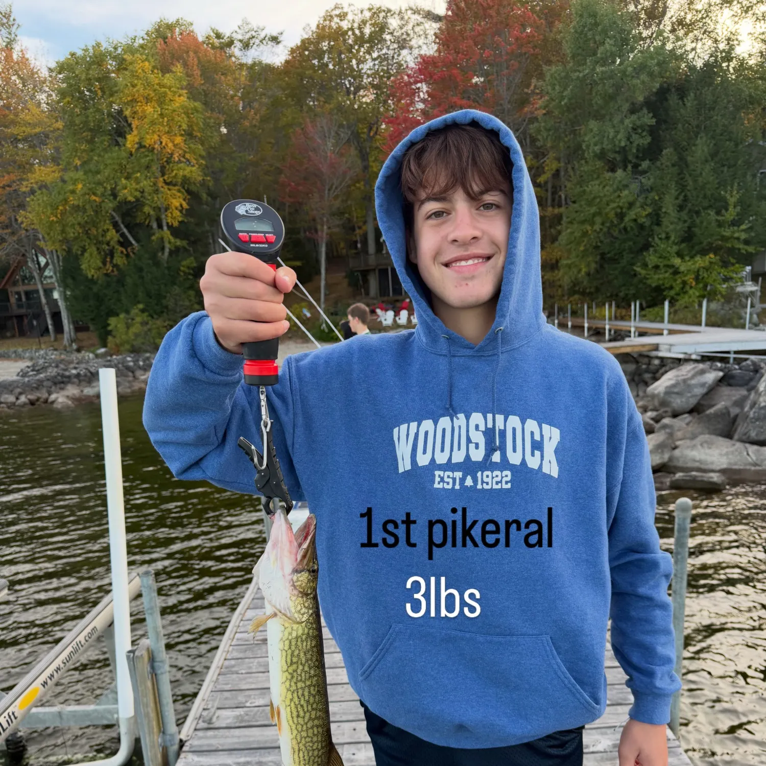 Chain pickerel caught on Fishbrain