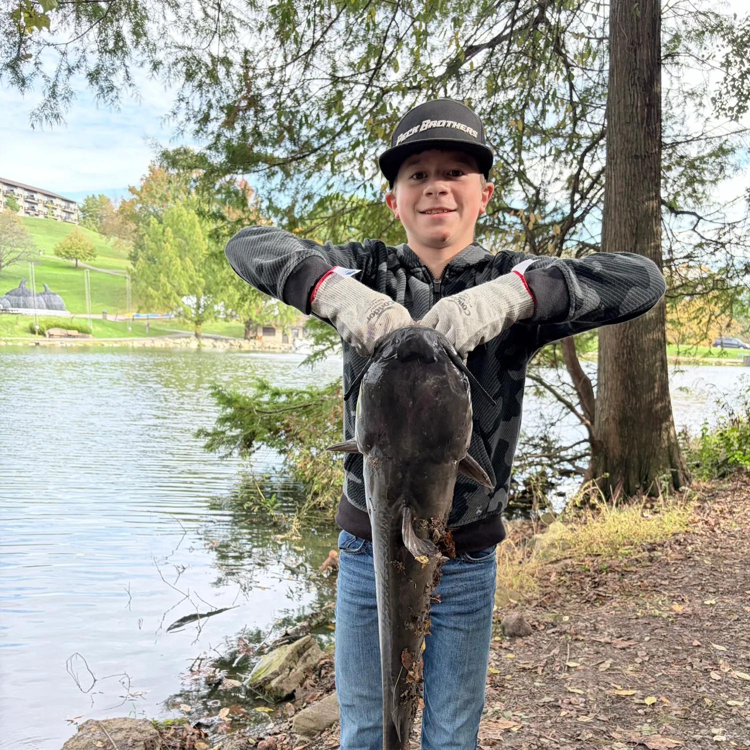 Channel catfish caught on Fishbrain