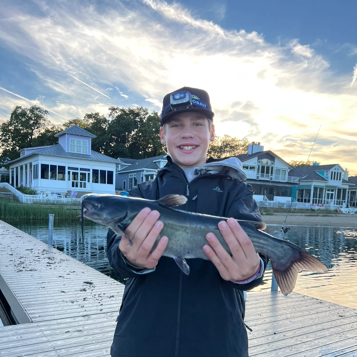 Channel catfish caught on Fishbrain
