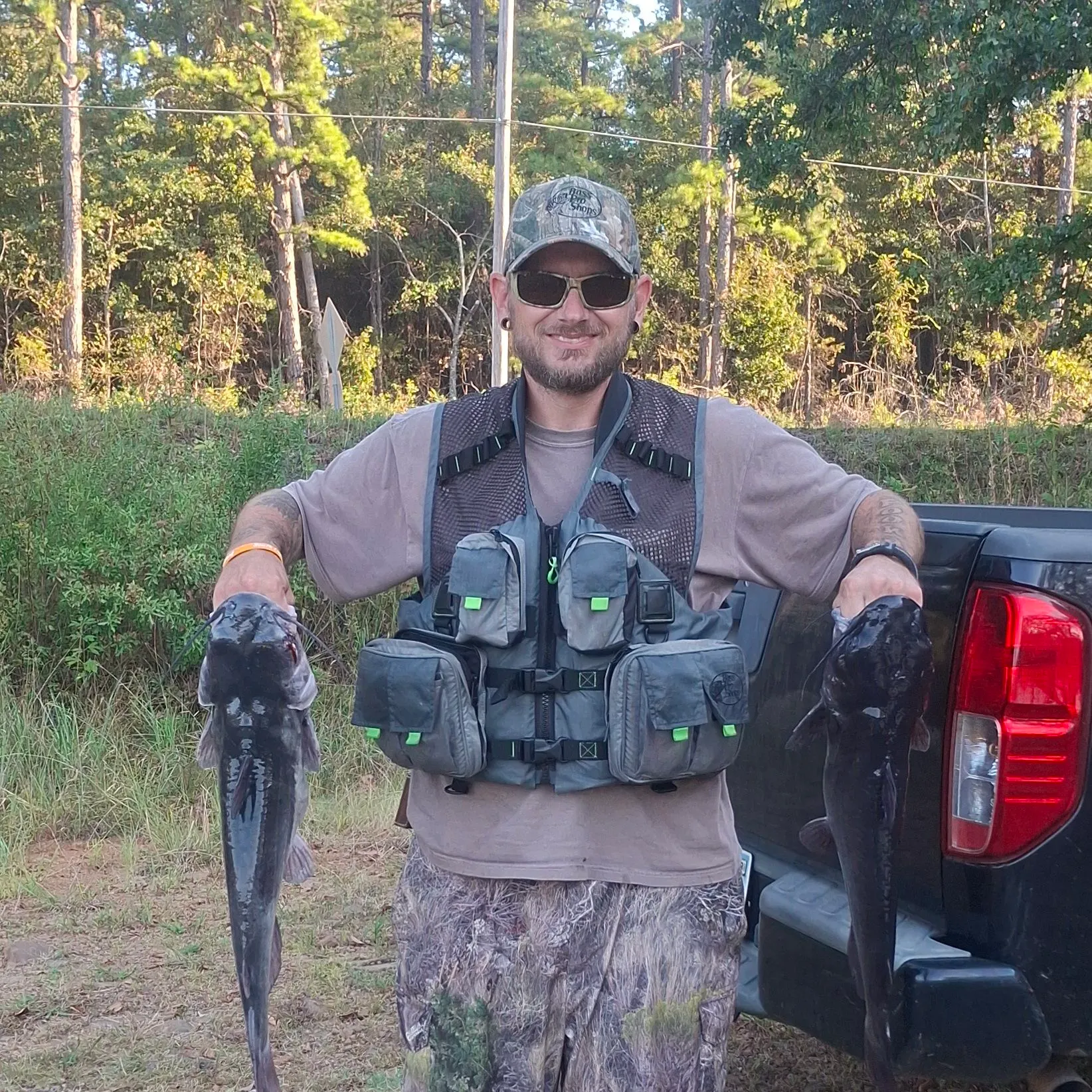 Channel catfish caught on Fishbrain