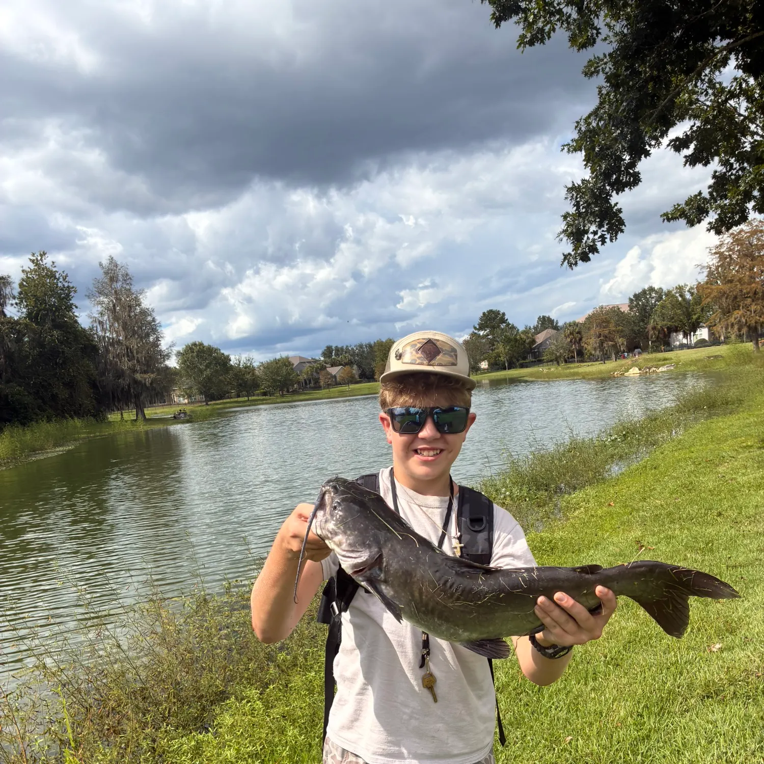 Channel catfish caught on Fishbrain