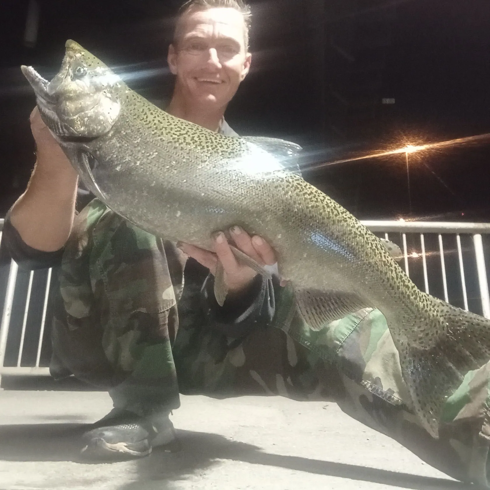 Chinook salmon caught on Fishbrain