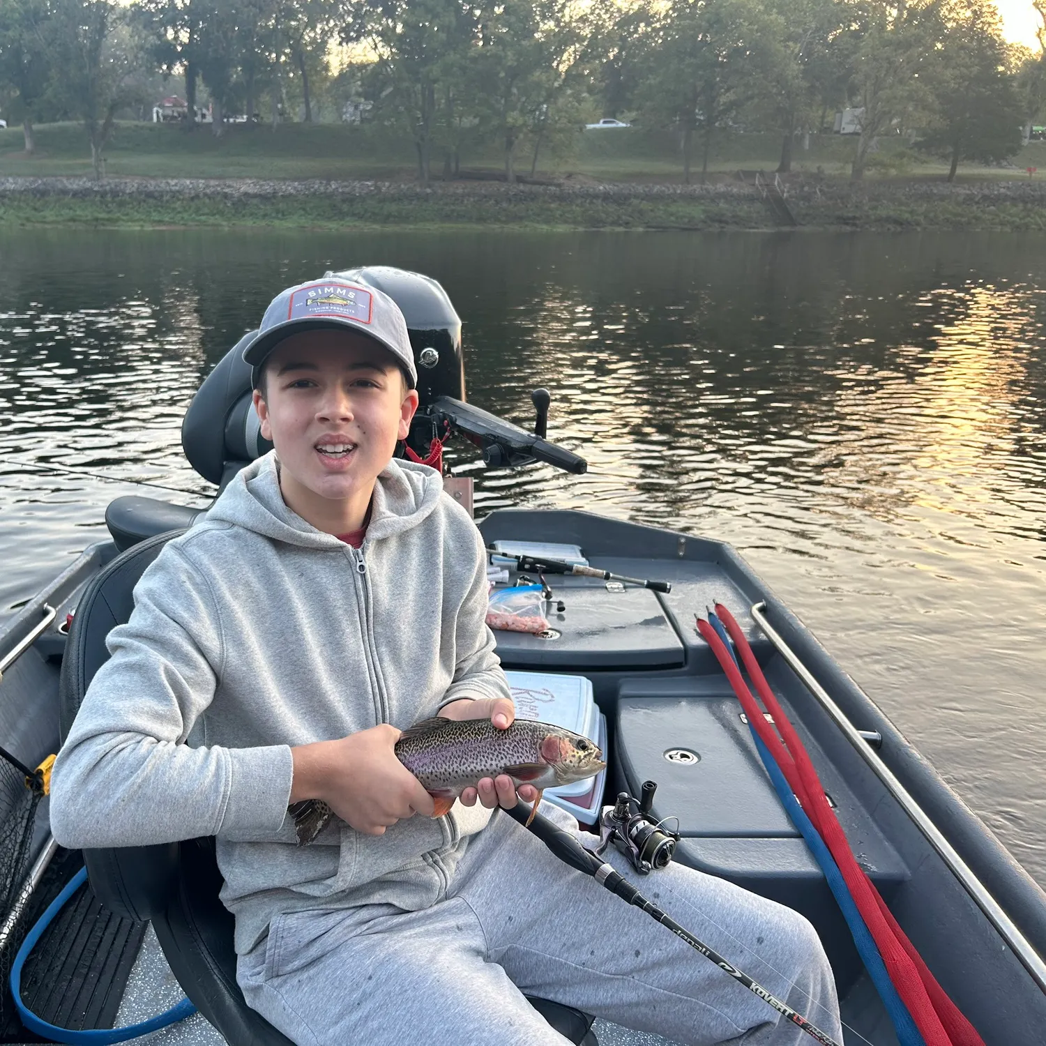 Rainbow trout caught on Fishbrain