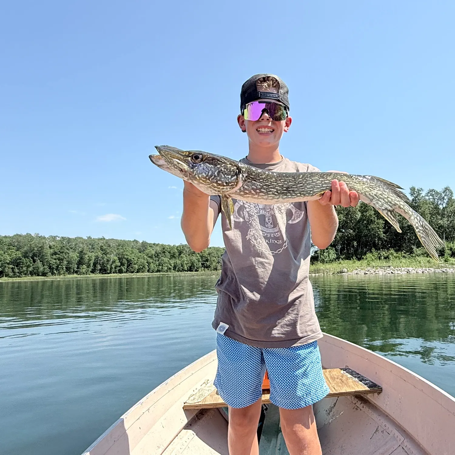 Northern pike caught on Fishbrain