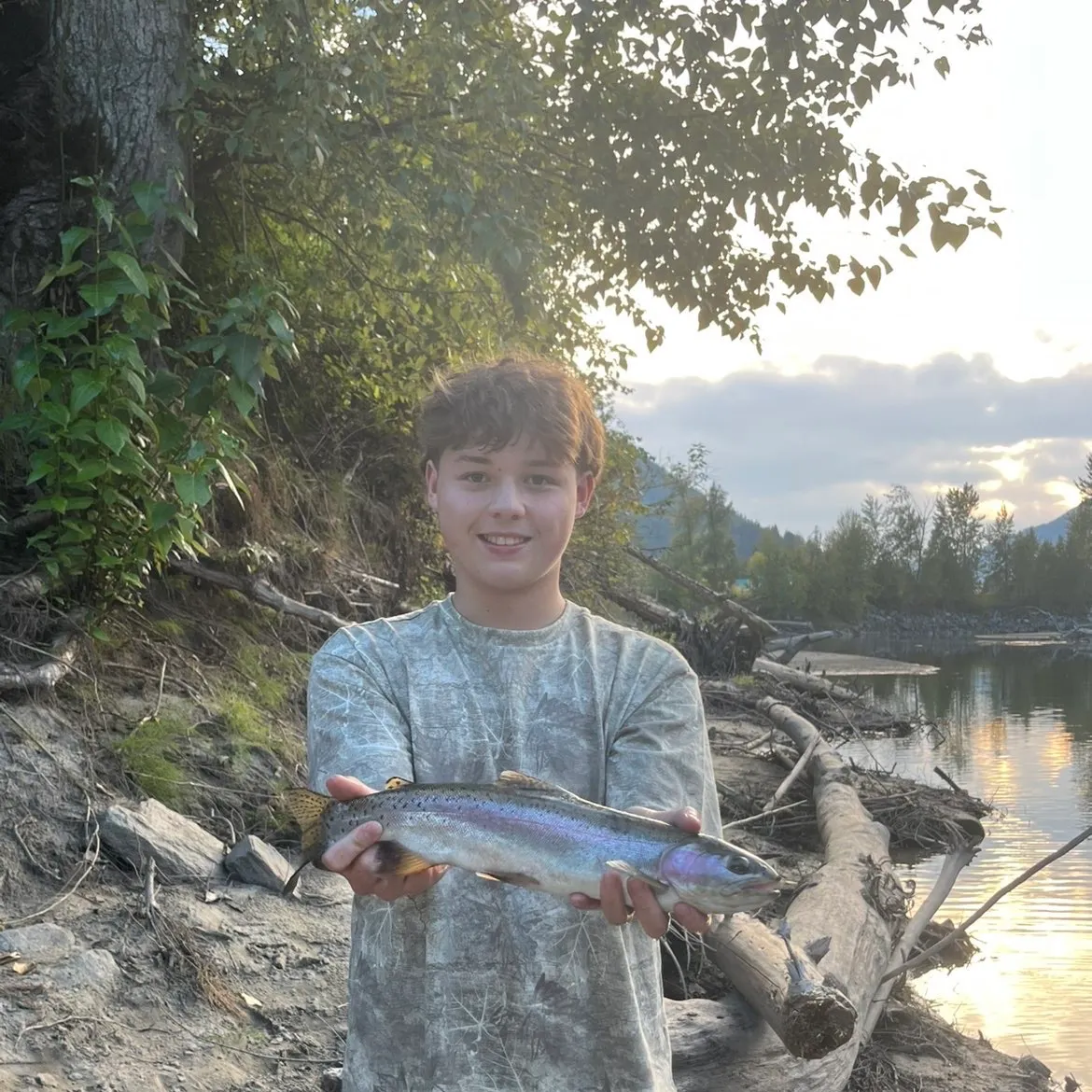 Rainbow trout caught on Fishbrain