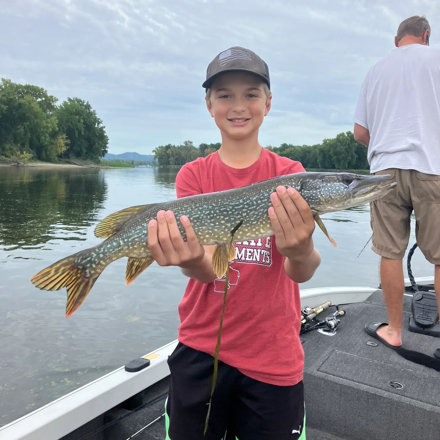 Northern pike caught on Fishbrain