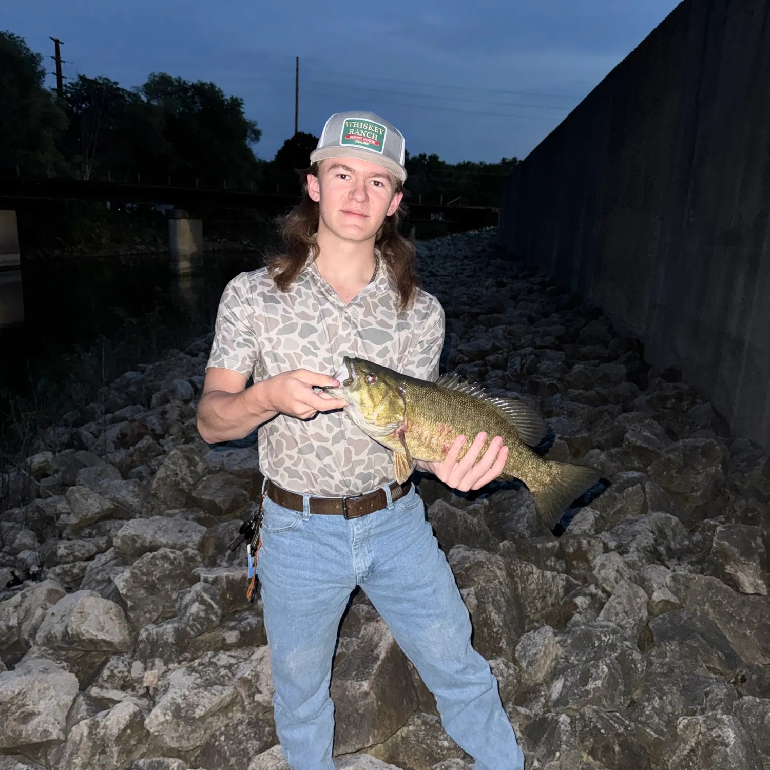 Smallmouth bass caught on Fishbrain