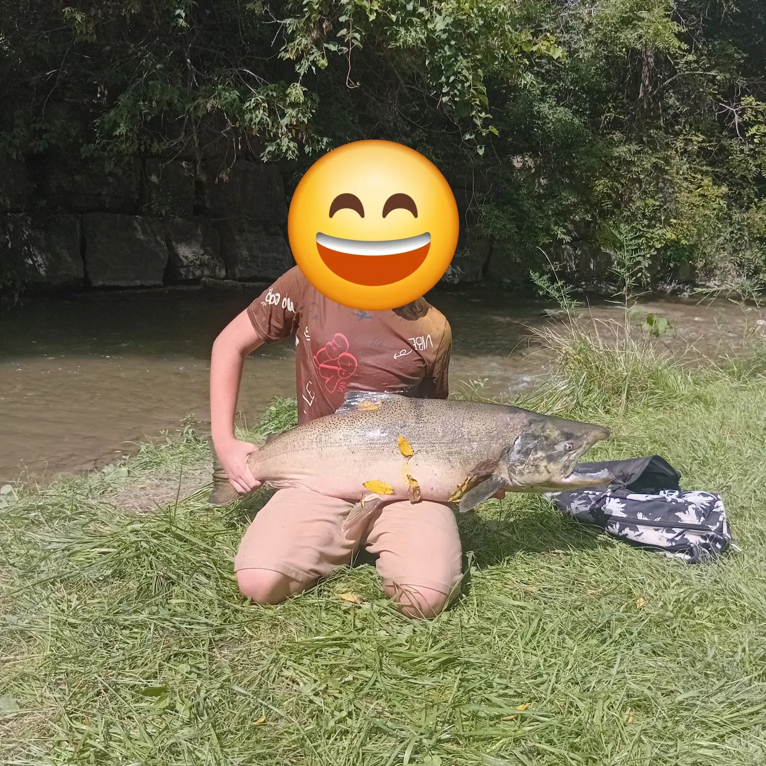 Chinook salmon caught on Fishbrain