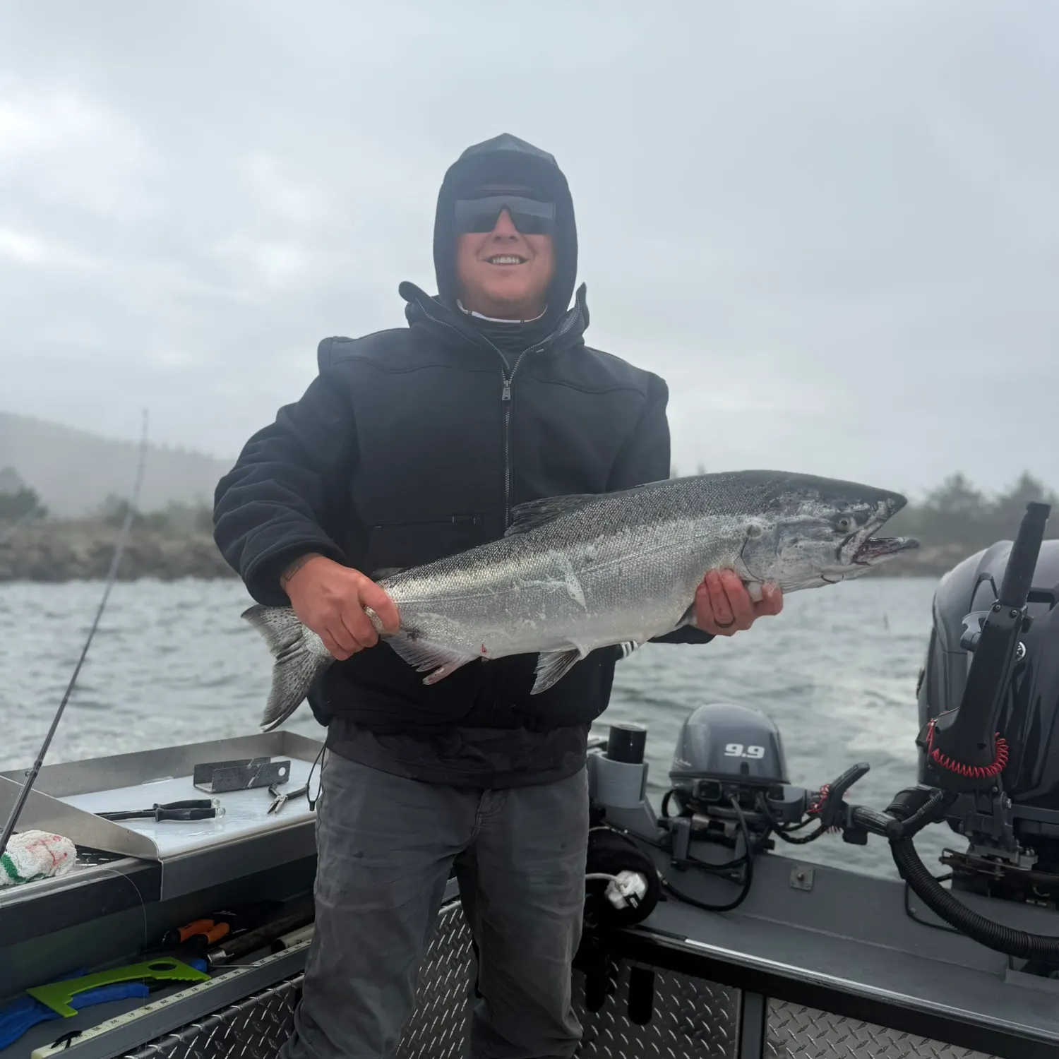 Chinook salmon caught on Fishbrain