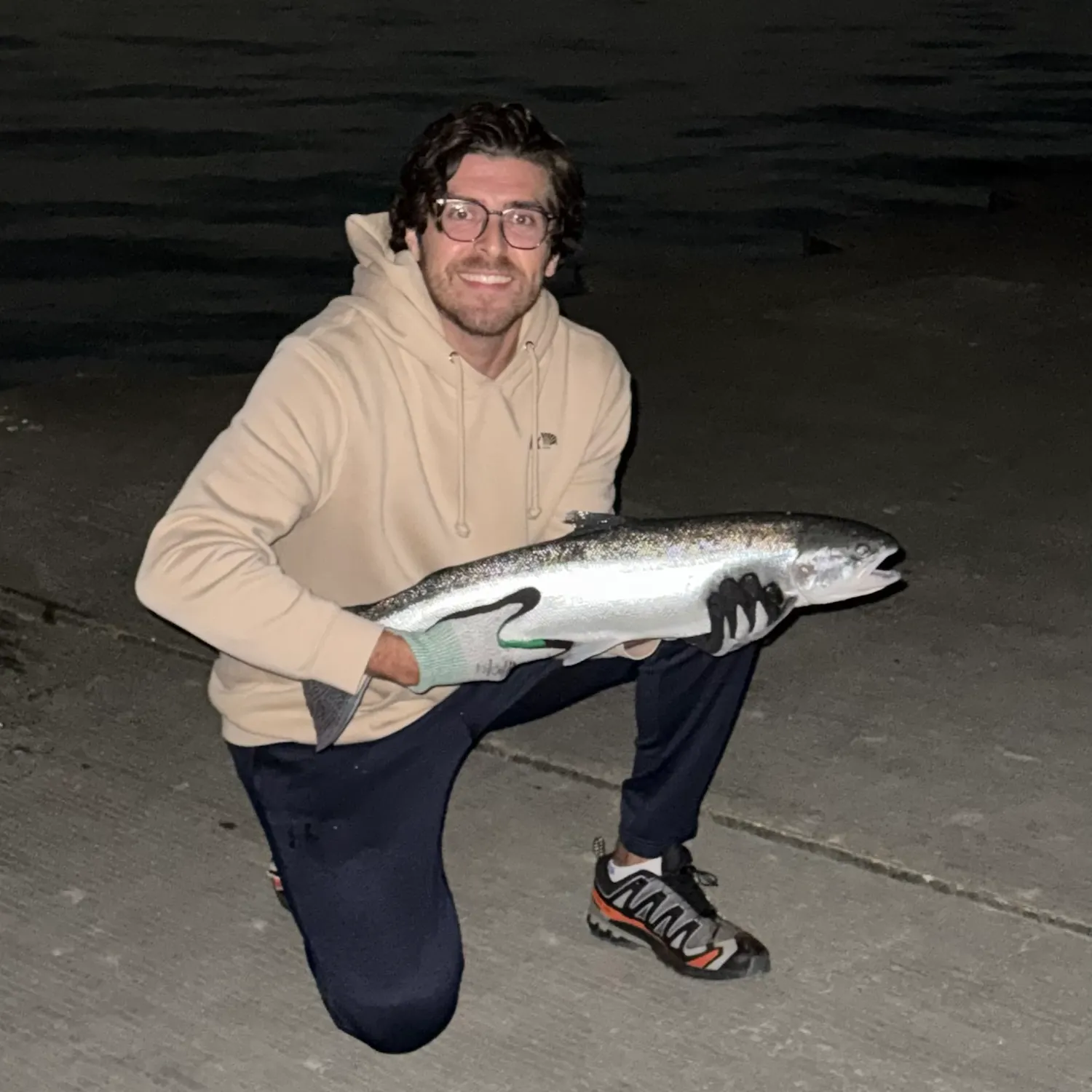 Coho salmon caught on Fishbrain