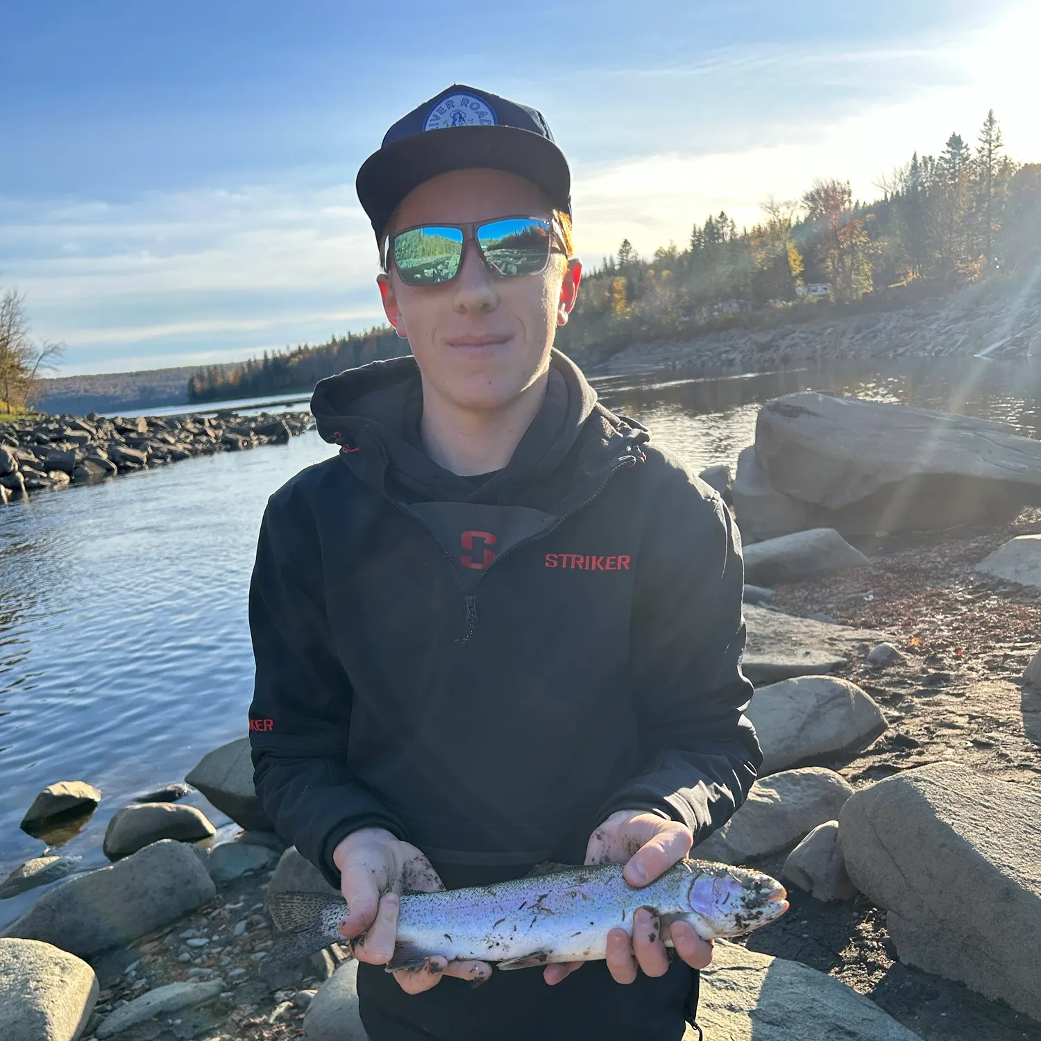 Rainbow trout caught on Fishbrain