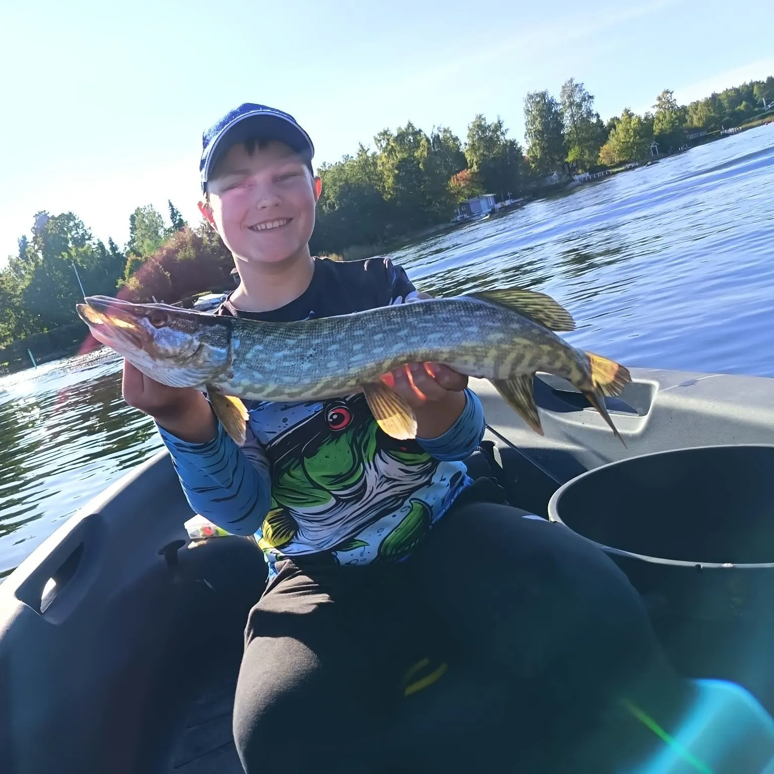Northern pike caught on Fishbrain