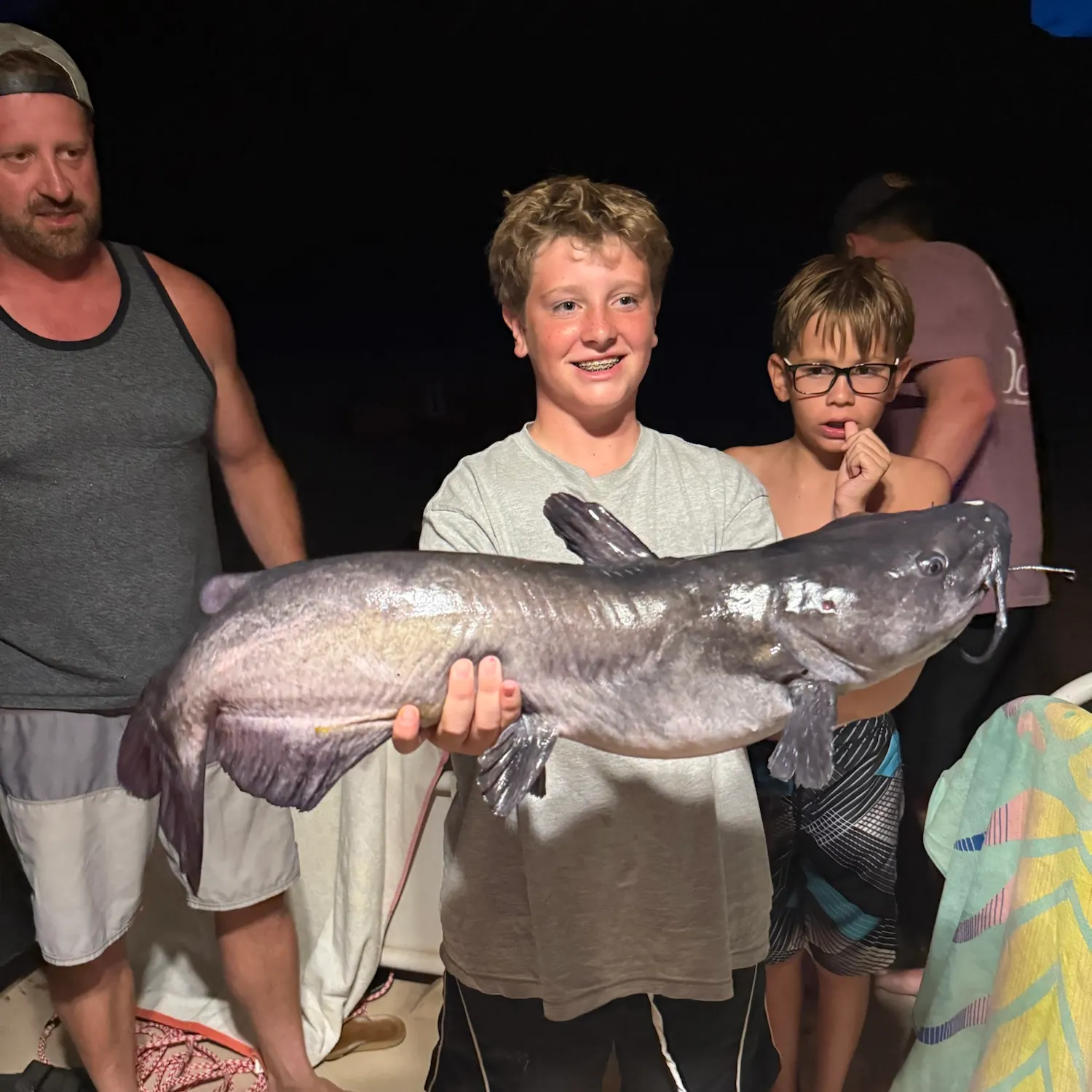 Channel catfish caught on Fishbrain