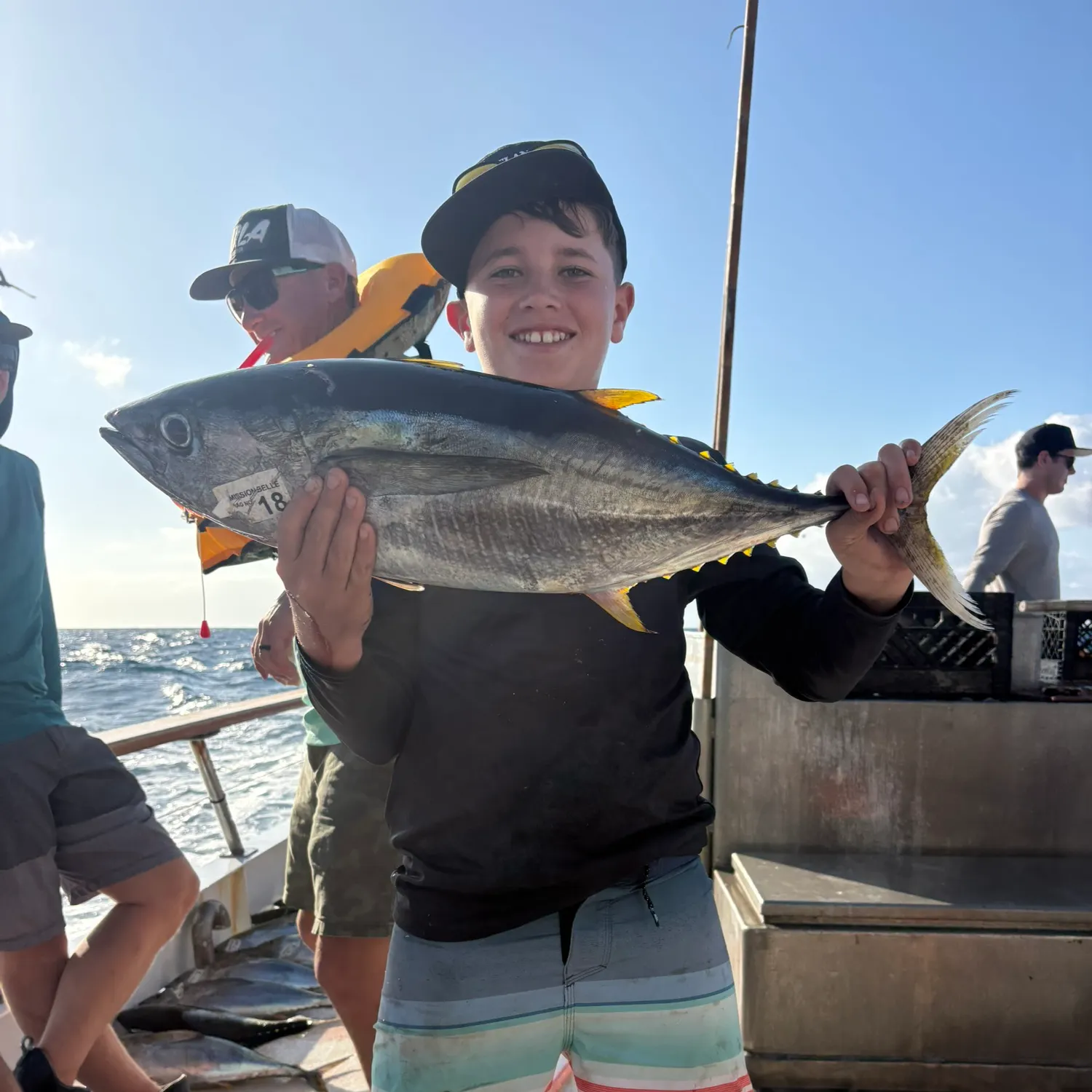 Yellowfin tuna caught on Fishbrain
